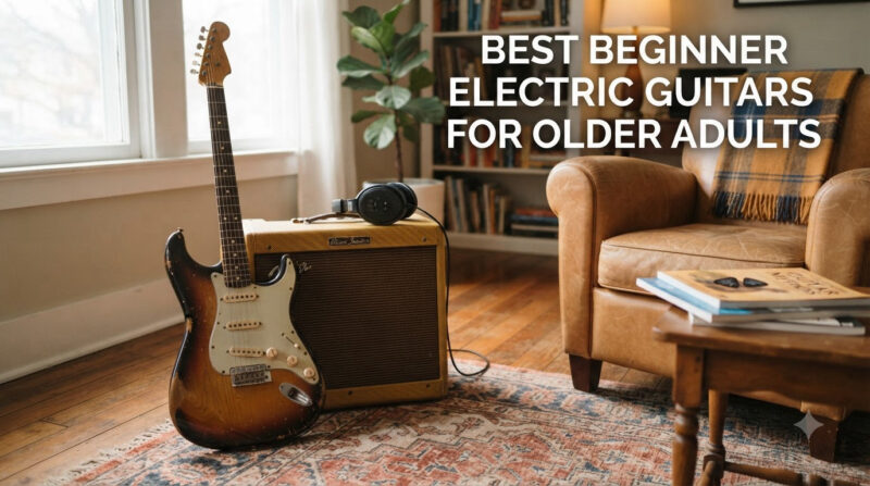 best beginner electric guitars for older adults