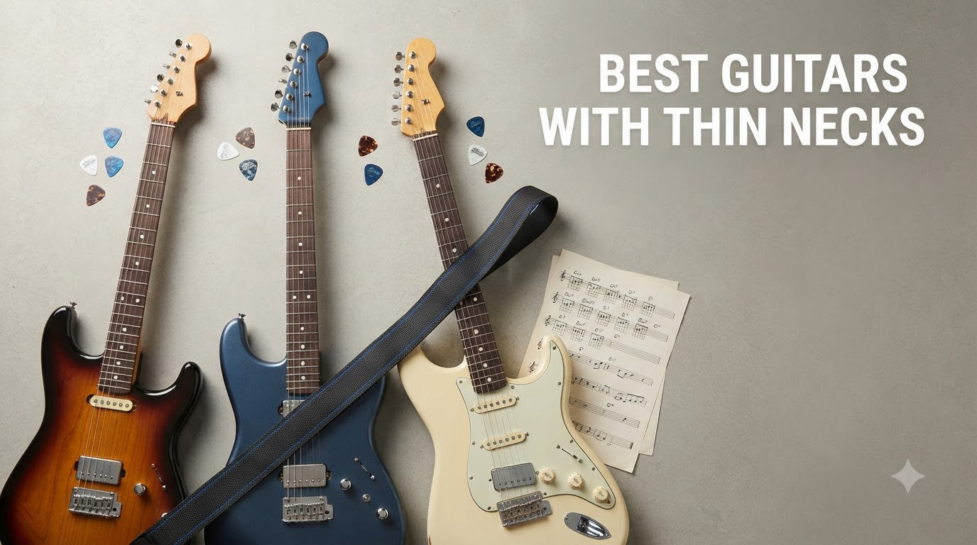 best guitars with thin necks