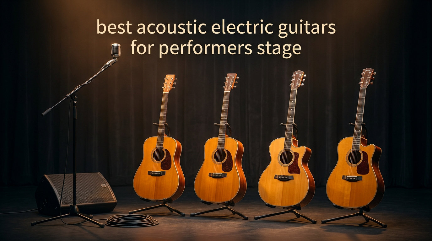 best acoustic electric guitars for performers stage