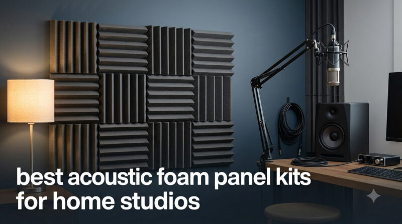 best acoustic foam panel kits for home studios
