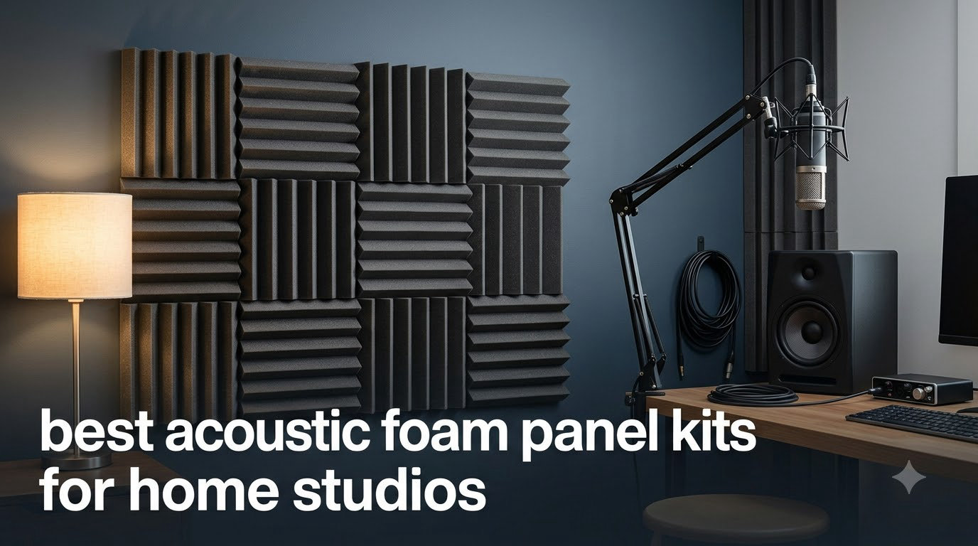 best acoustic foam panel kits for home studios