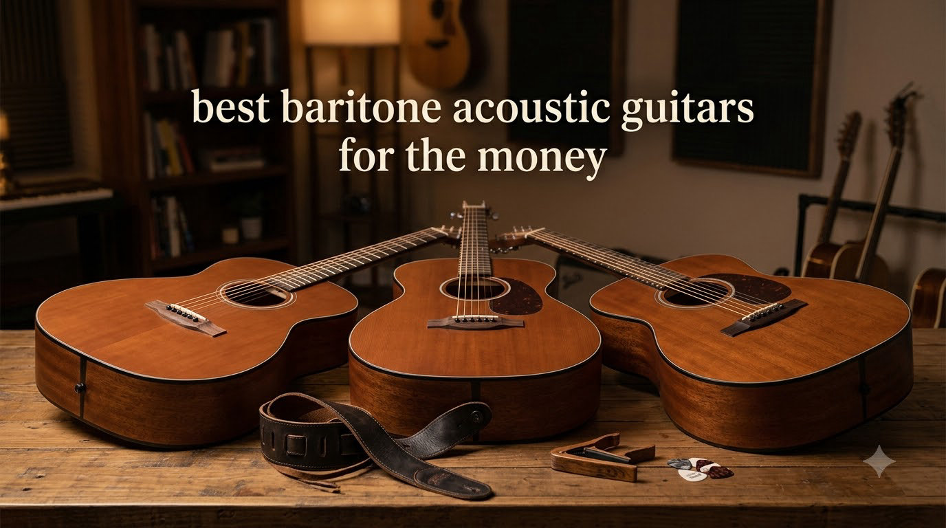 best baritone acoustic guitars for the money