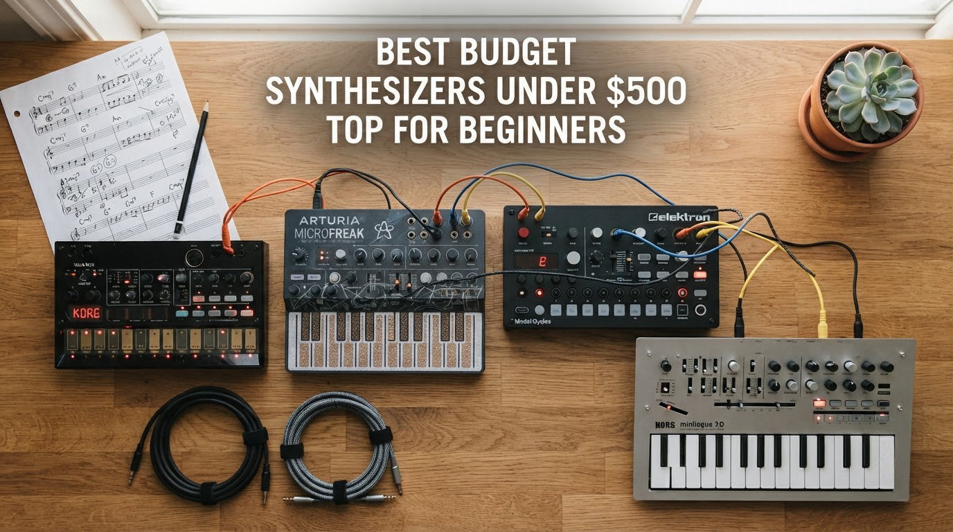 best budget synthesizers under $500 top for beginners