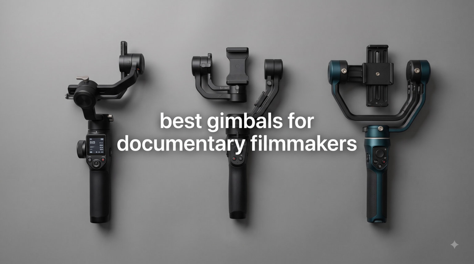 best gimbals for documentary filmmakers