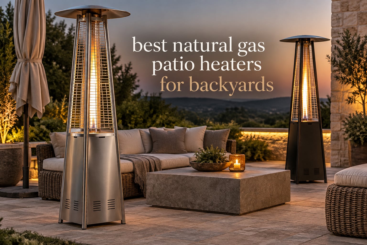 best natural gas patio heaters for backyards