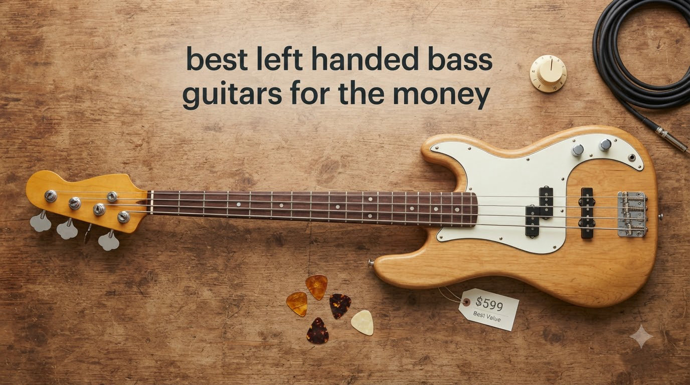 best left handed bass guitars for the money