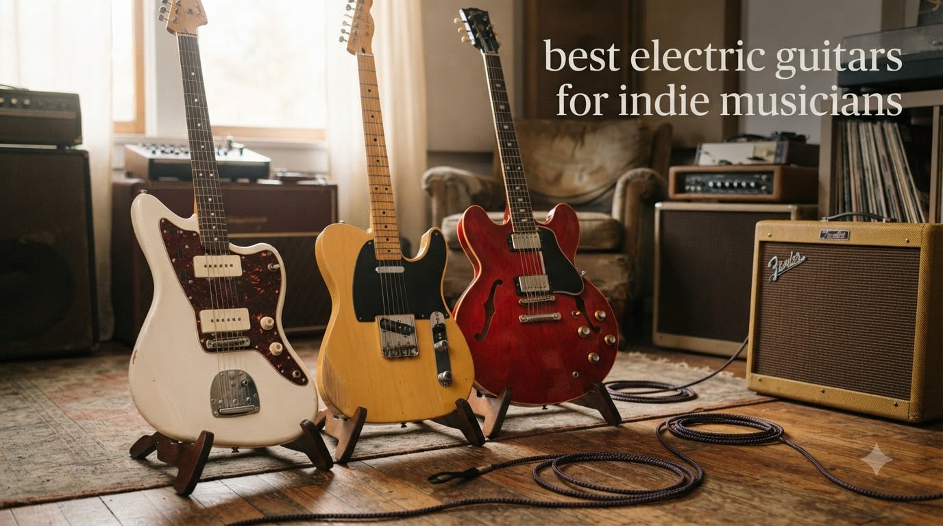 best electric guitars for indie musicians