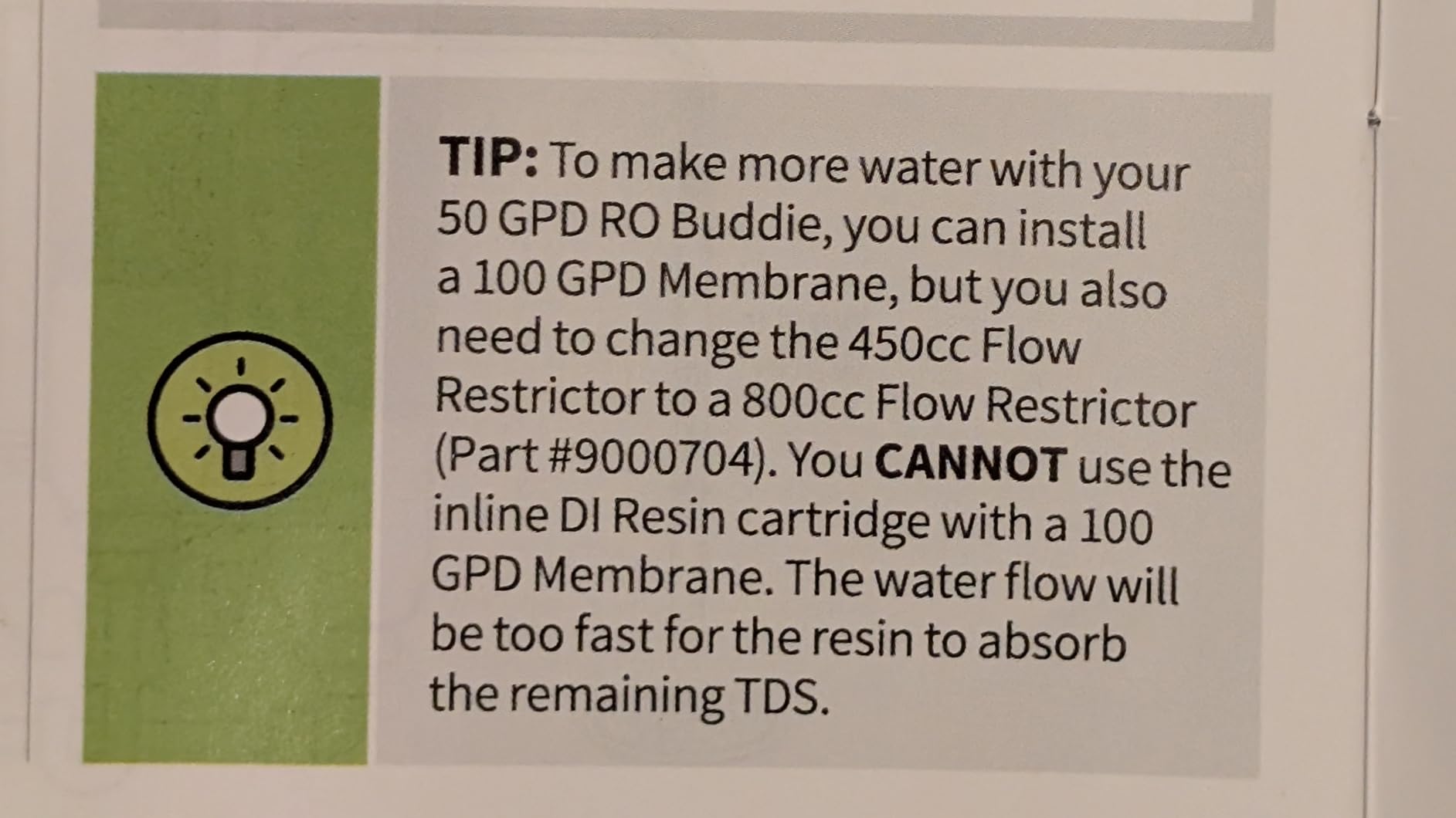 Aquatic Life RO Buddie 4-Stage Aquarium Water Filter System, Reverse Osmosis RO/DI Filtration Unit for Fish Tank, Fountains, and More, 50 GPD (Gallons Per Day) customer photo 1