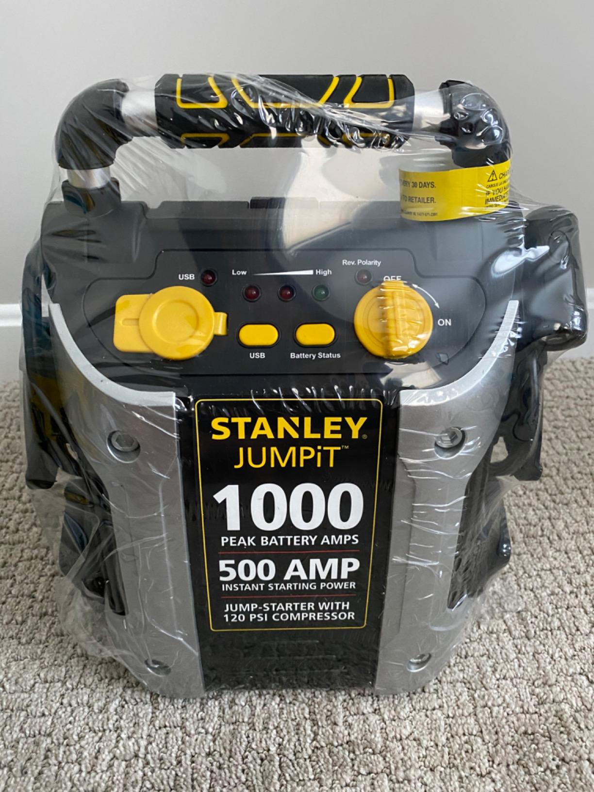 STANLEY J5C09 1000 Amp Jump Starter with Compressor customer photo 1