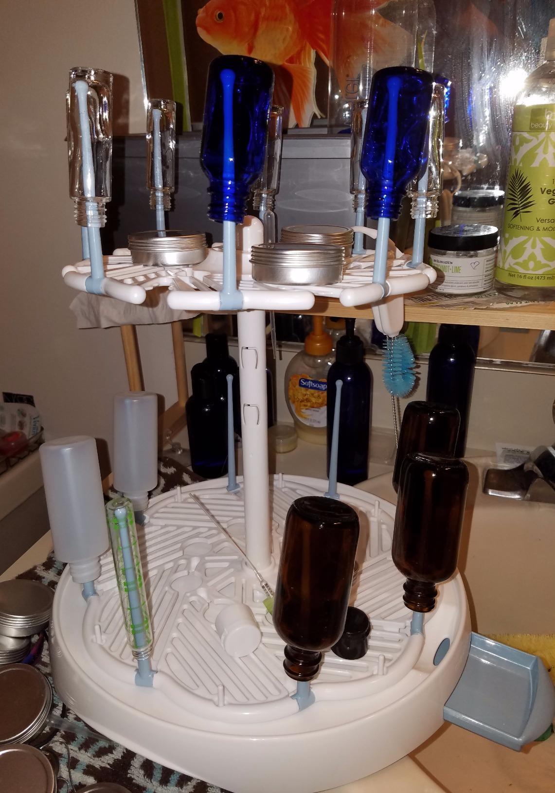 Munchkin High Capacity Baby Bottle Drying Rack, White customer photo 1