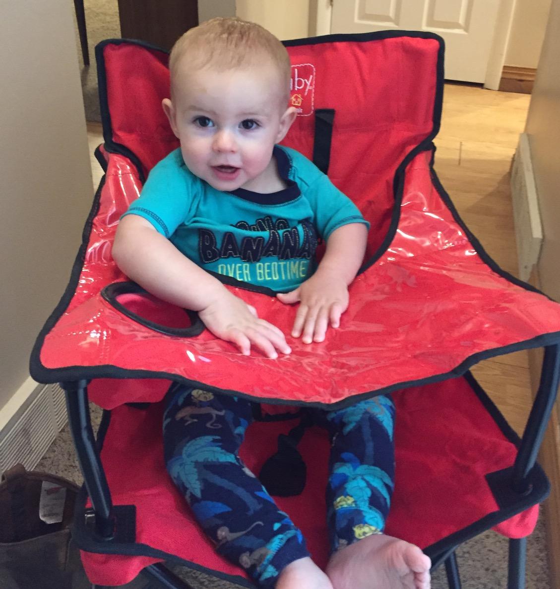 ciao! Baby Portable High Chair, for Travel and Camping, Black customer photo 2