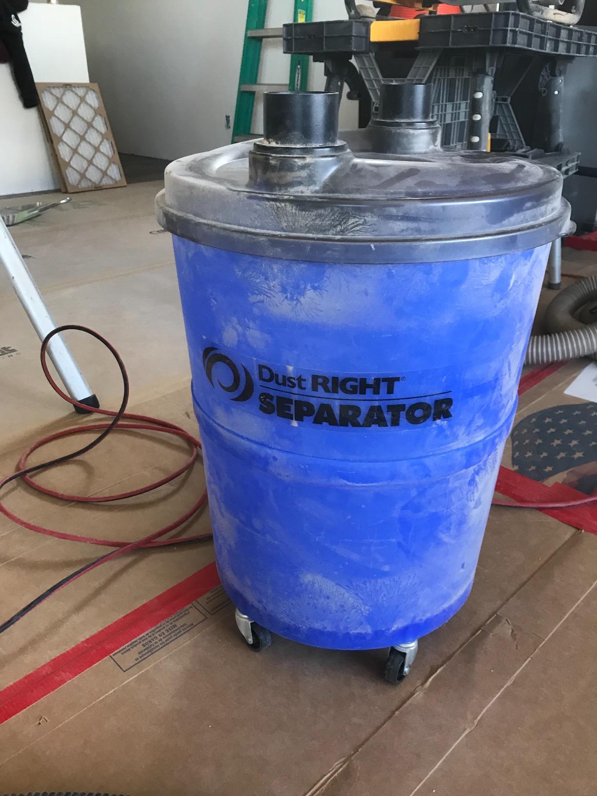Rockler Dust Right Dust Separator w/ 36” Hose & 10Ga Bucket for Shop Vac customer photo 1