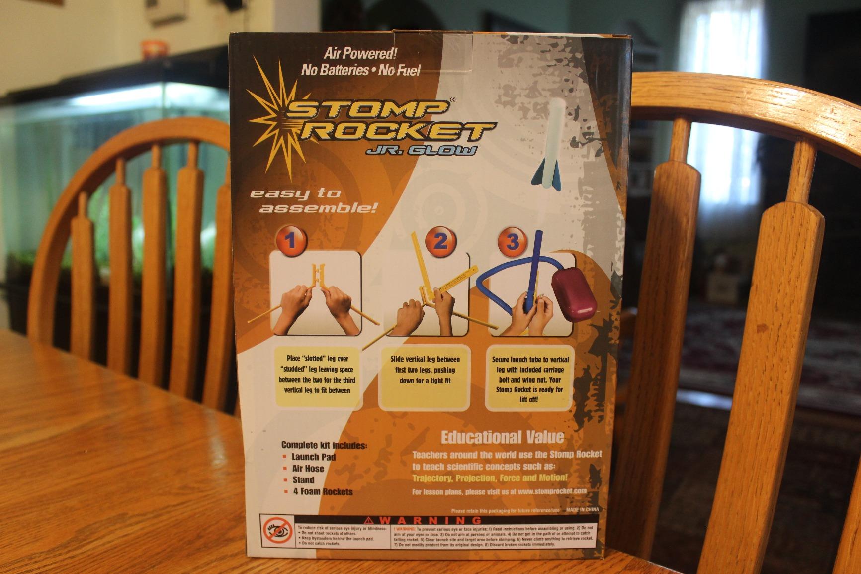 Stomp Rocket Jr Multi-Color Rocket Launcher for Kids, 8 Rockets customer photo 1