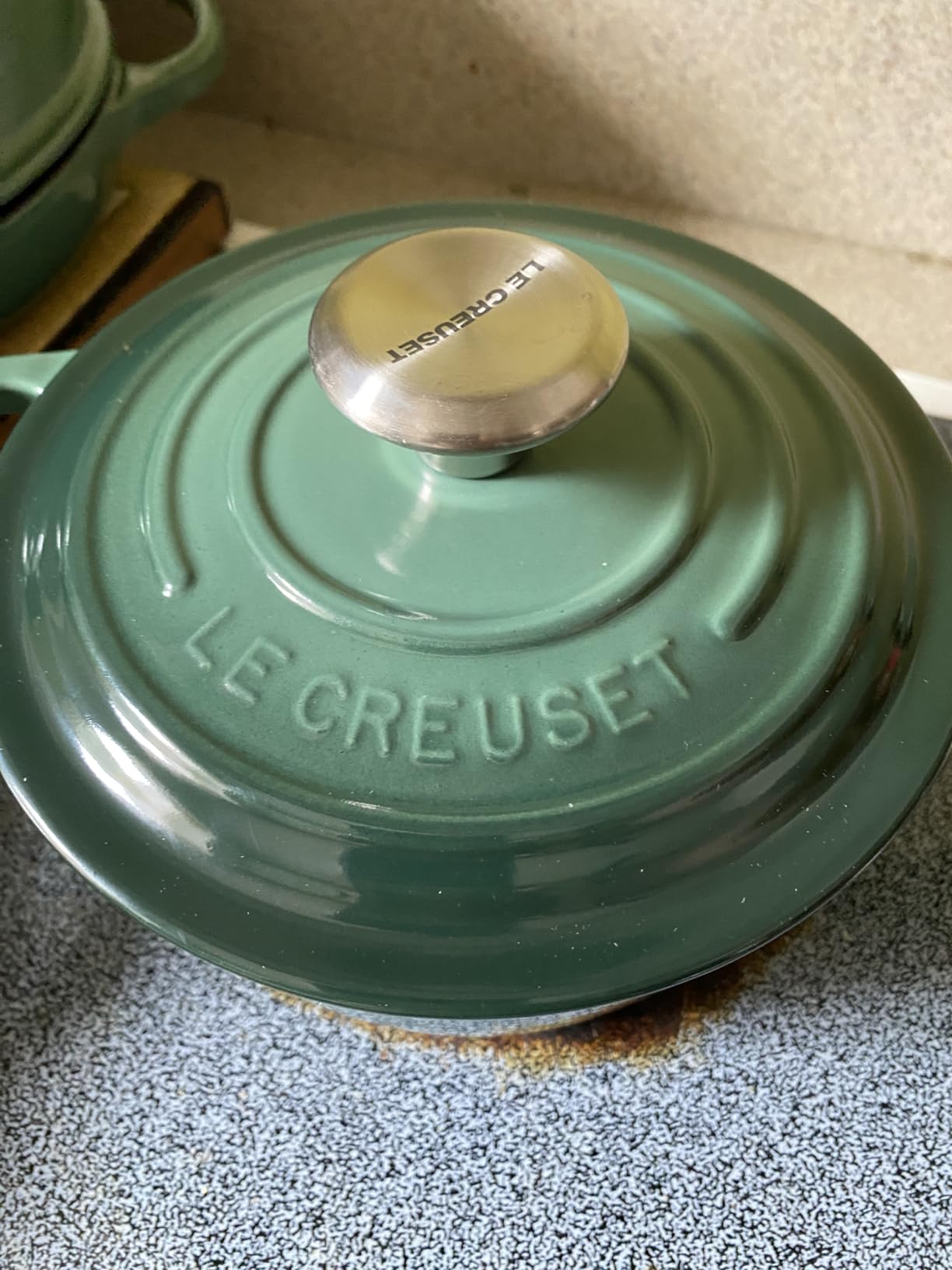 Le Creuset Enameled Cast Iron Signature Saucepan, 1.75 qt., Cerise customer photo 1