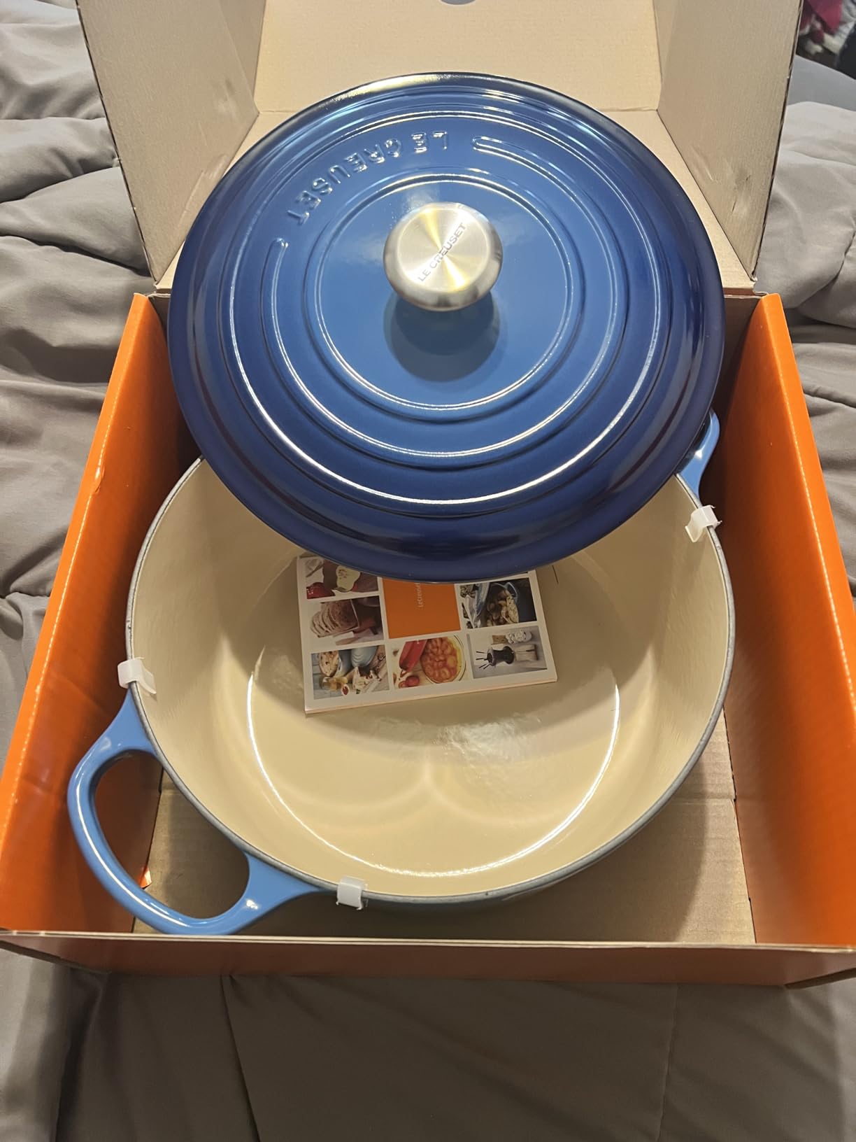 Le Creuset Enameled Cast Iron Round Dutch Oven, 4.5 qt., Marseille customer photo 1
