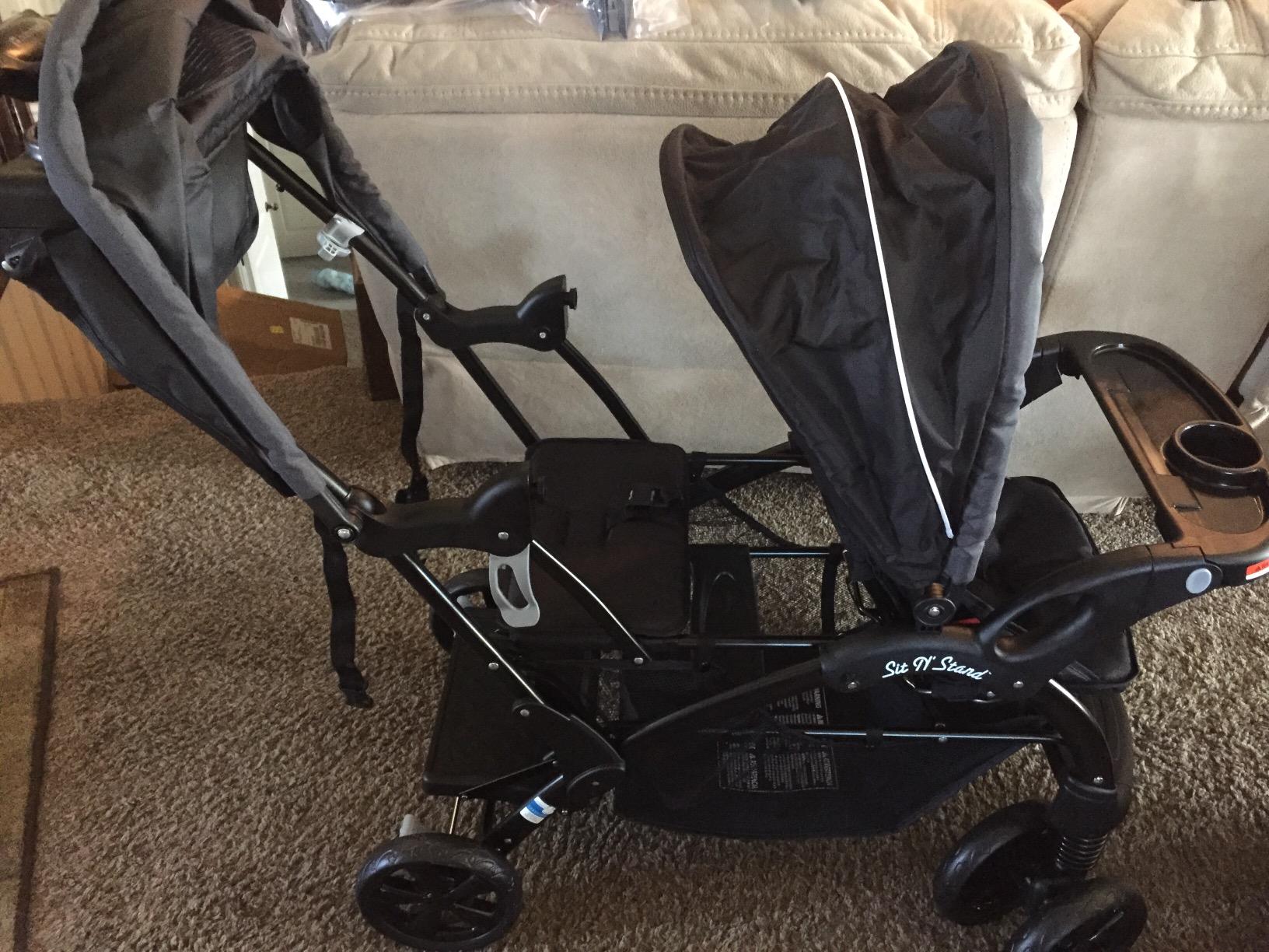 Baby Trend Sit N' Stand Double Stroller, Onyx customer photo 1