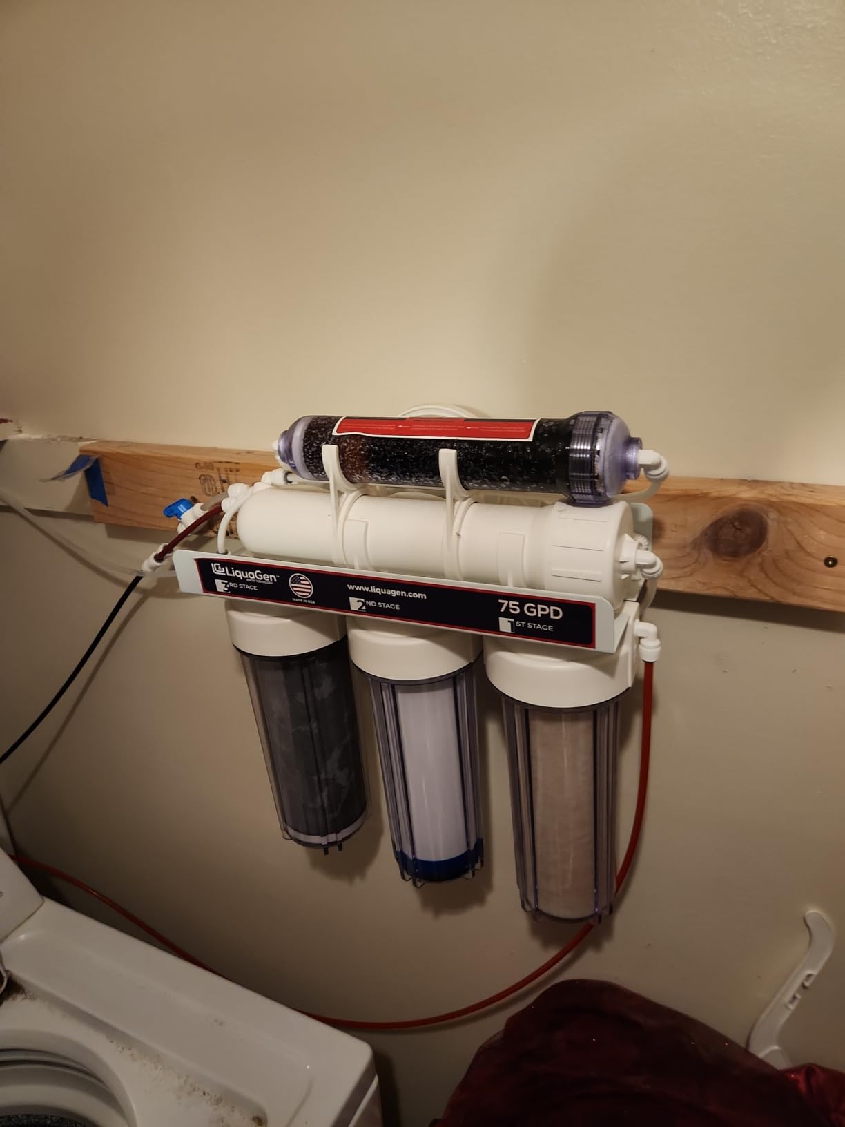 LiquaGen- 5 Stage Reverse Osmosis & Deionization (RODI) | Aquarium Reef Water Filter System - 75 GPD | Water Purifier for Fish Tank with Filter's Included customer photo 2