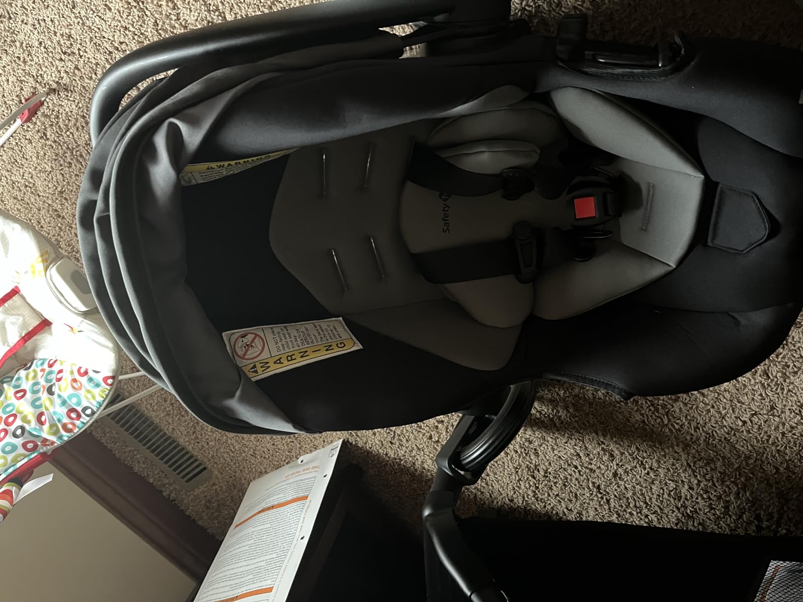 Safety 1st Smooth Ride Travel System Stroller and OnBoard FLX Infant Car Seat, Newborn to Toddler Baby Combo, Easy-Install, Large Canopy, Ample Storage, Foldable, Rear-Facing 4-30 lbs, Monument customer photo 1