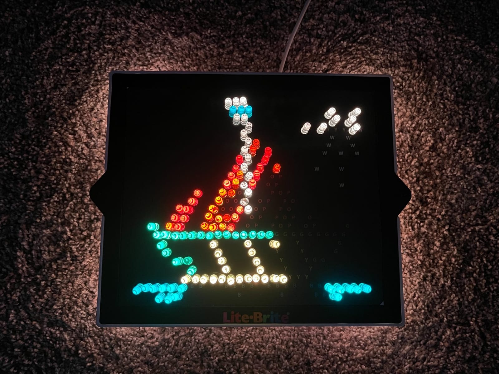 Lite Brite Classic, Favorite Retro Toy - Create Art with Light, STEM, Educational Learning, Holiday, Birthday, Gift, Boys, Kid, Toddler, Girls Age 4+ customer photo 2