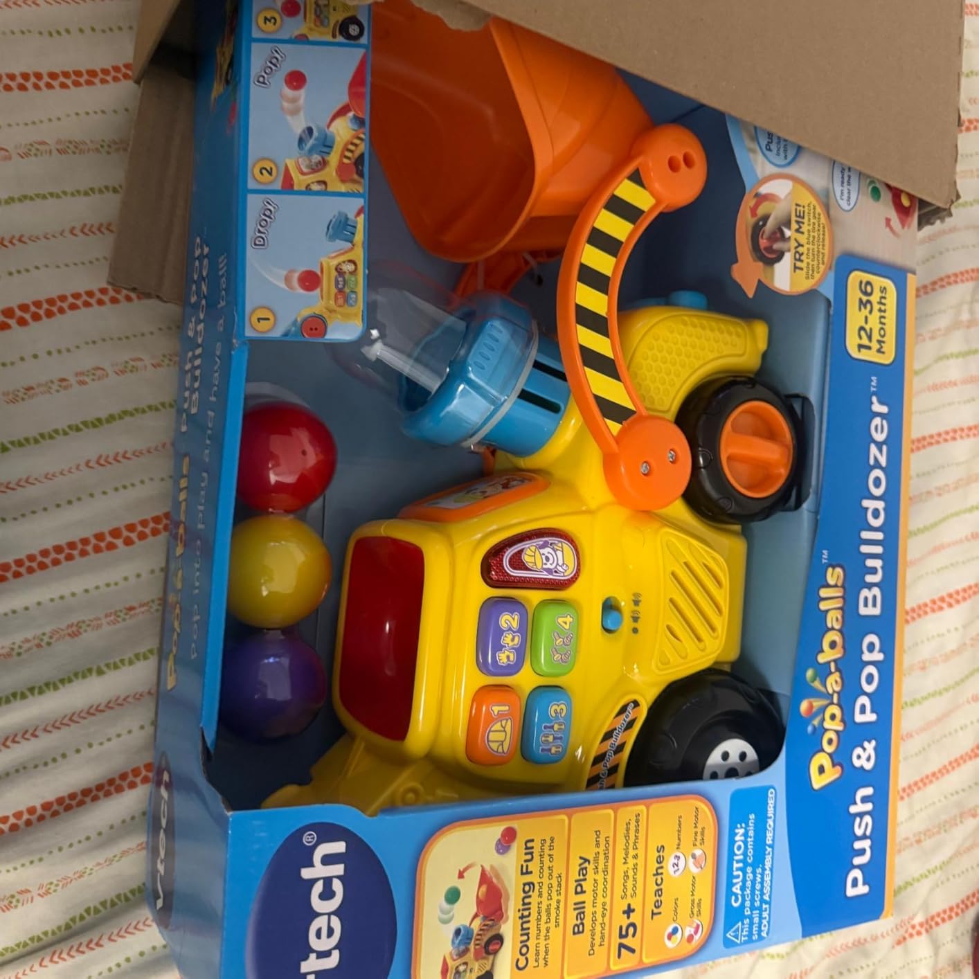 VTech Pop-a-Balls Bulldozer customer photo 1