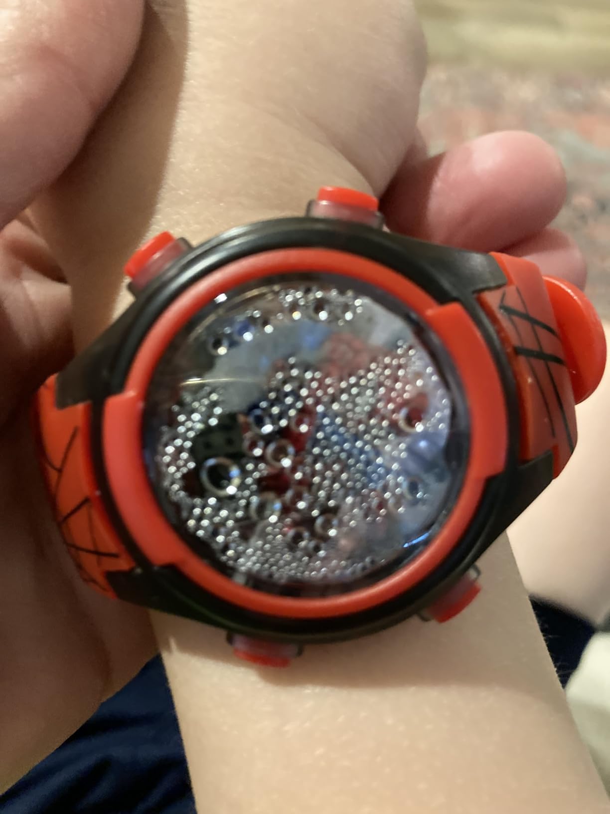 Marvel Spider-Man Kids Watches – Digital Display, Interactive Features, Adjustable Strap, Vibrant Spider-Man Graphics, Durable for Active Kids customer photo 1