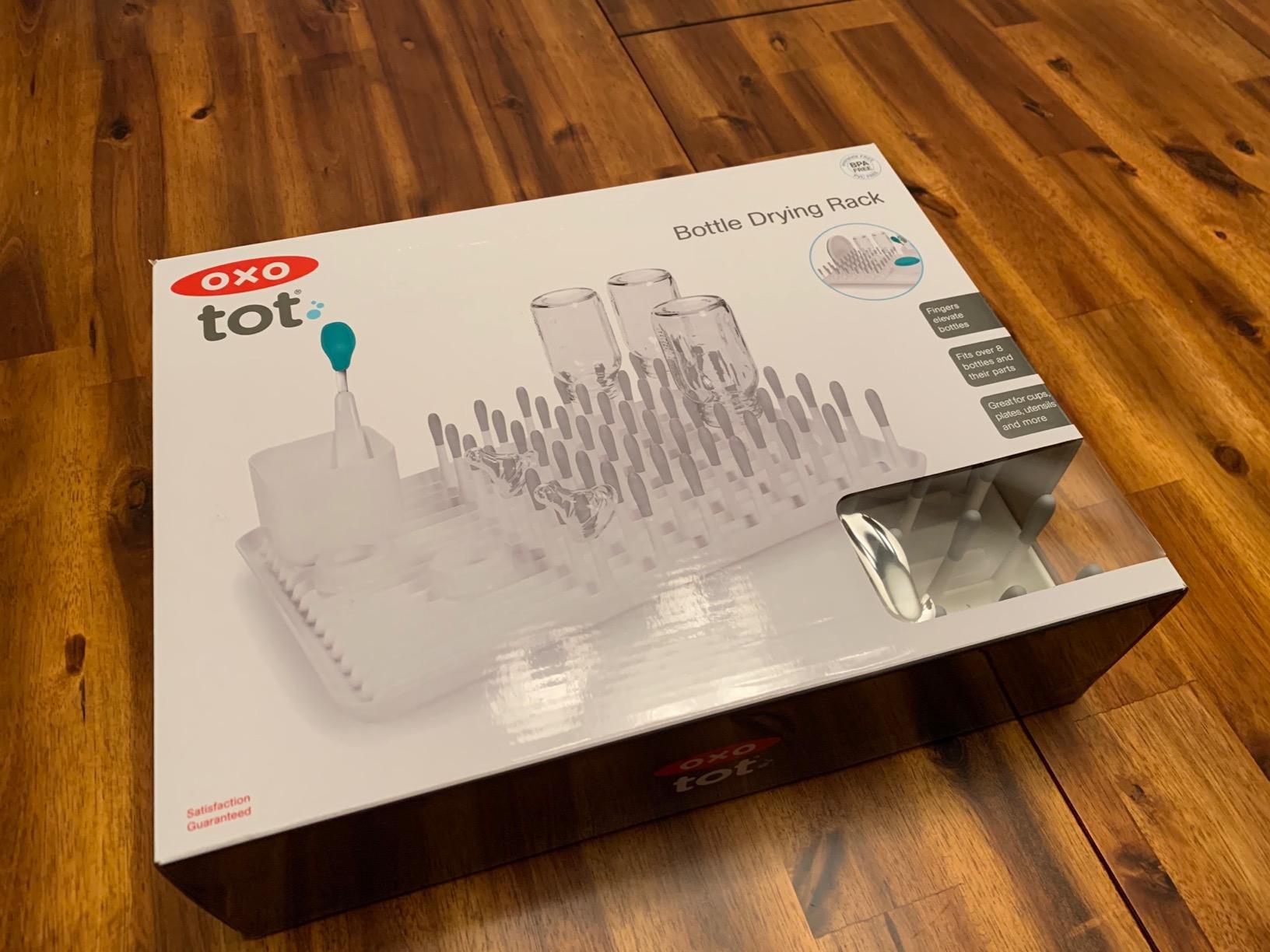 OXO Tot Baby Bottle Drying Rack with Drain Board, Portable Drying Rack customer photo 1