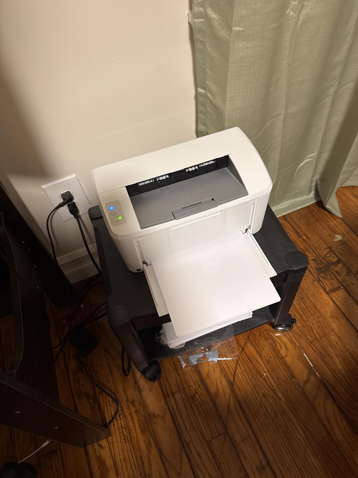 HUANUO Printer Stand with Storage Drawer, Locking Wheels, Under Desk Cart customer photo 2