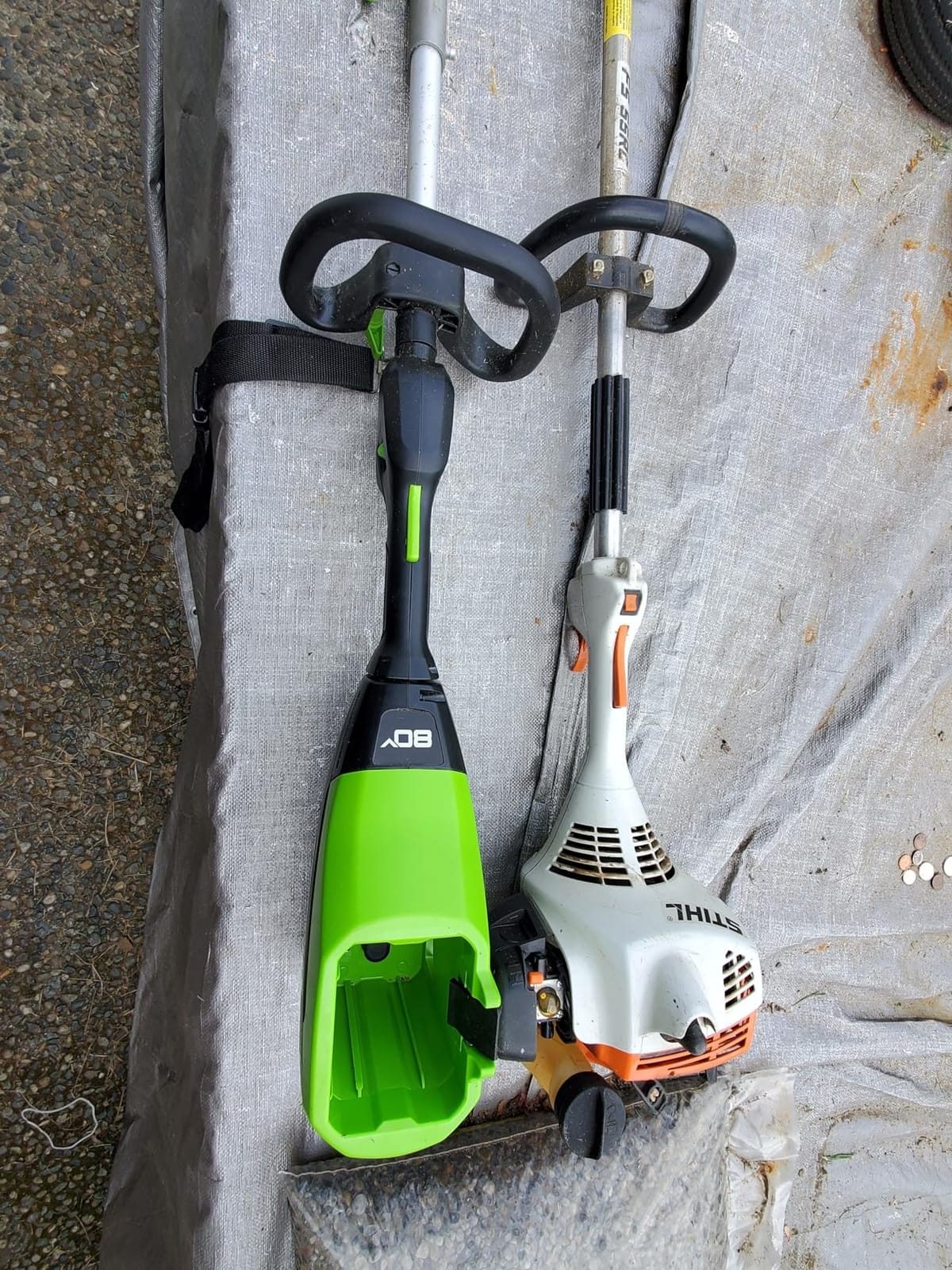 Greenworks 80V 16 in Cordless String Trimmer, 2.0 Ah Battery customer photo 2