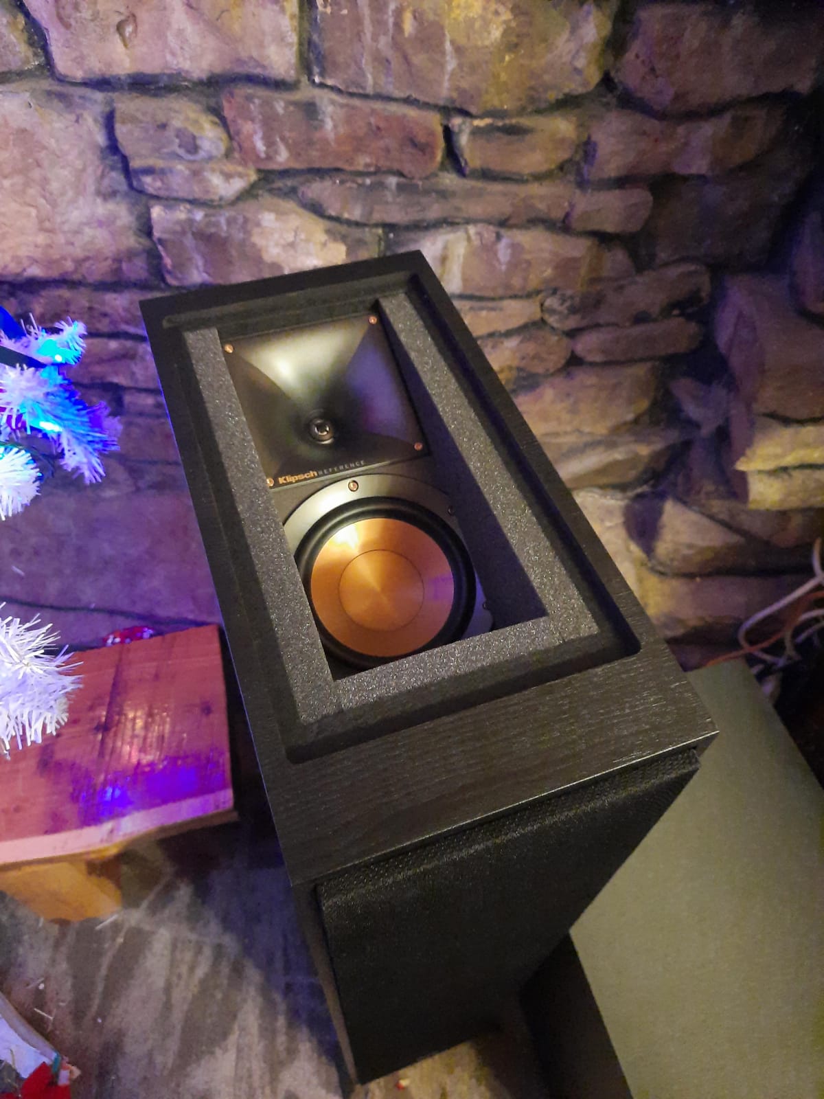 Klipsch R-625FA Powerful Detailed Floorstanding Single Home Speaker Black customer photo 1
