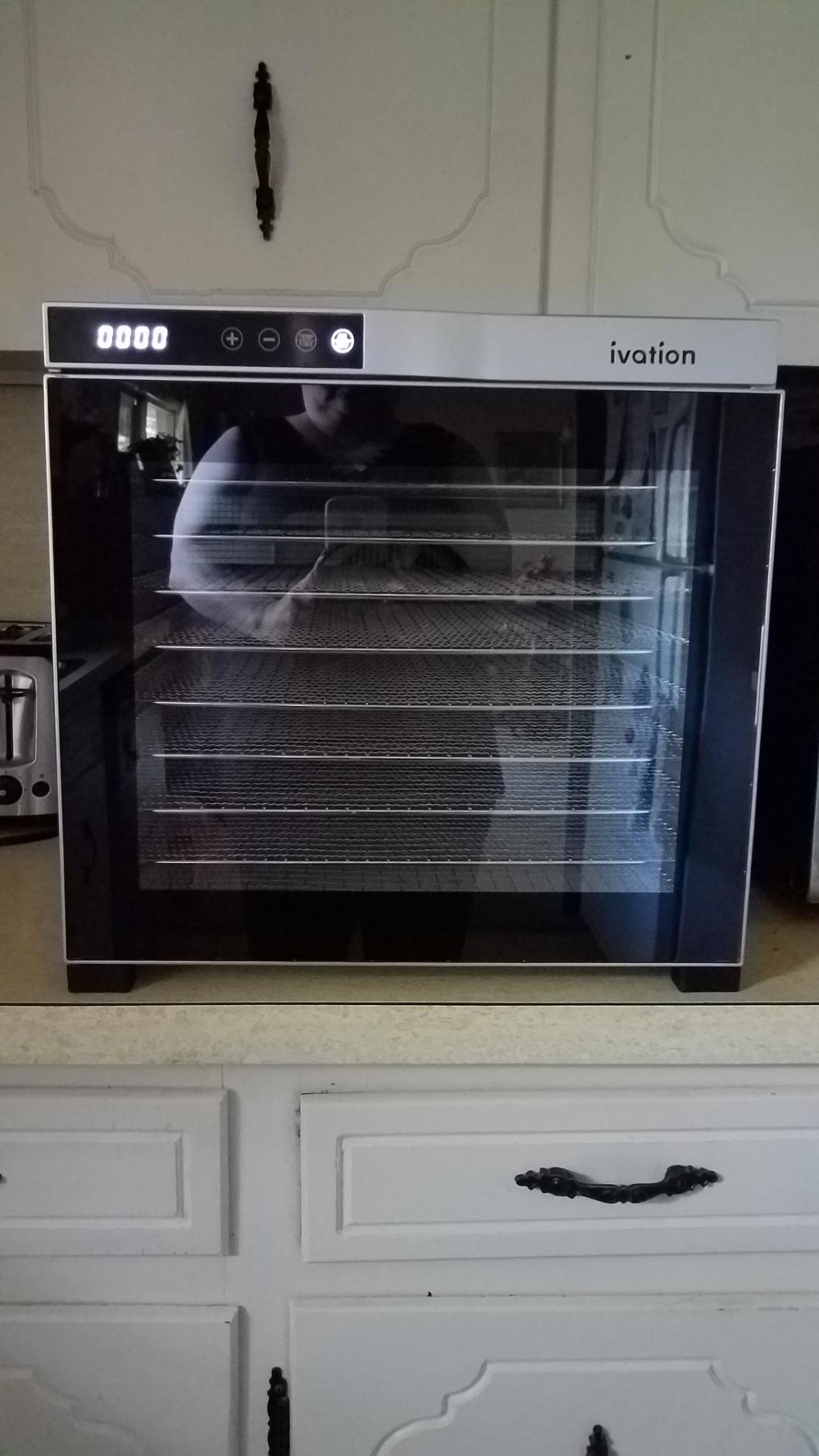 Ivation 10 Tray Food Dehydrator, 1000W, Stainless Steel customer photo 1