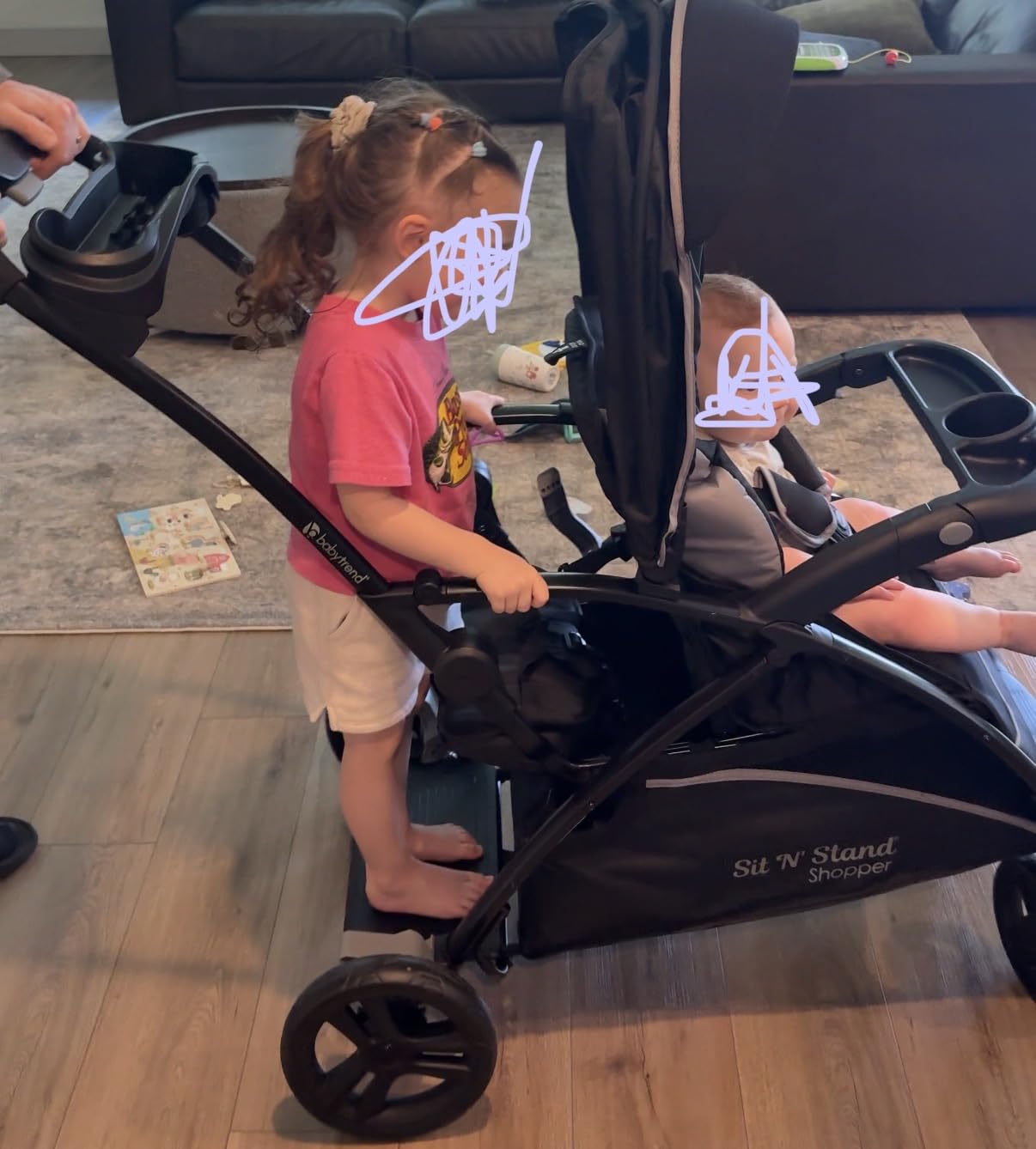 Baby Trend Sit N' Stand® 5-in-1 Shopper Stroller, Kona customer photo 2
