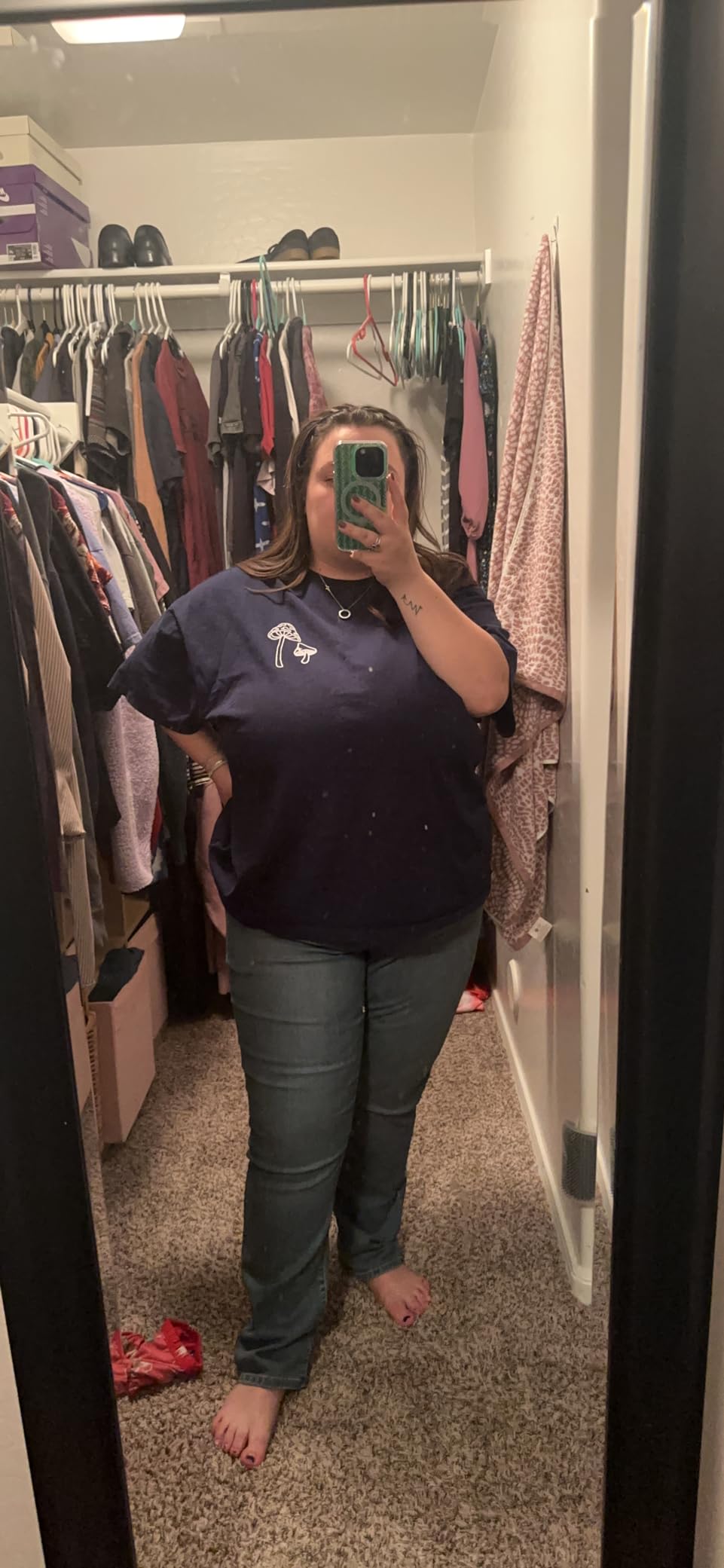 Signature Gold Mid Rise Straight customer photo 1