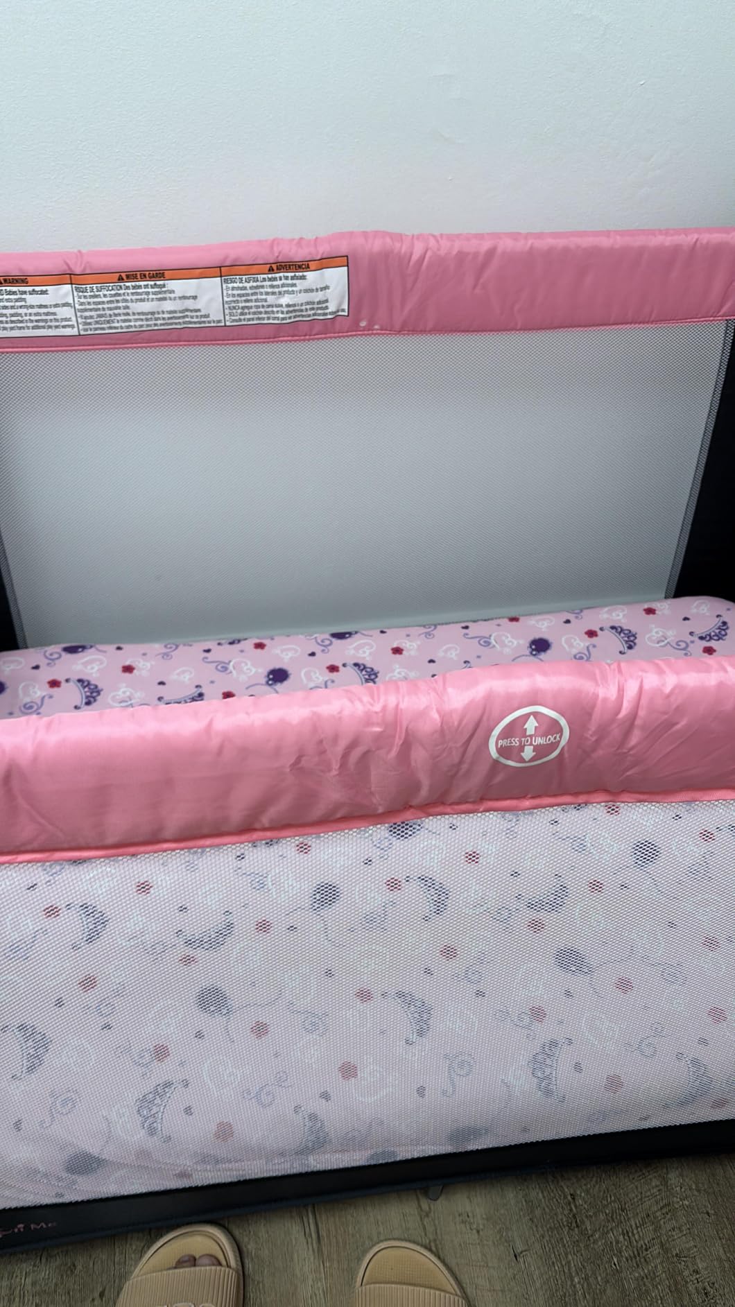 Dream On Me Nest Portable Playard, Lightweight, Foldable, Carry Bag, Pink customer photo 2