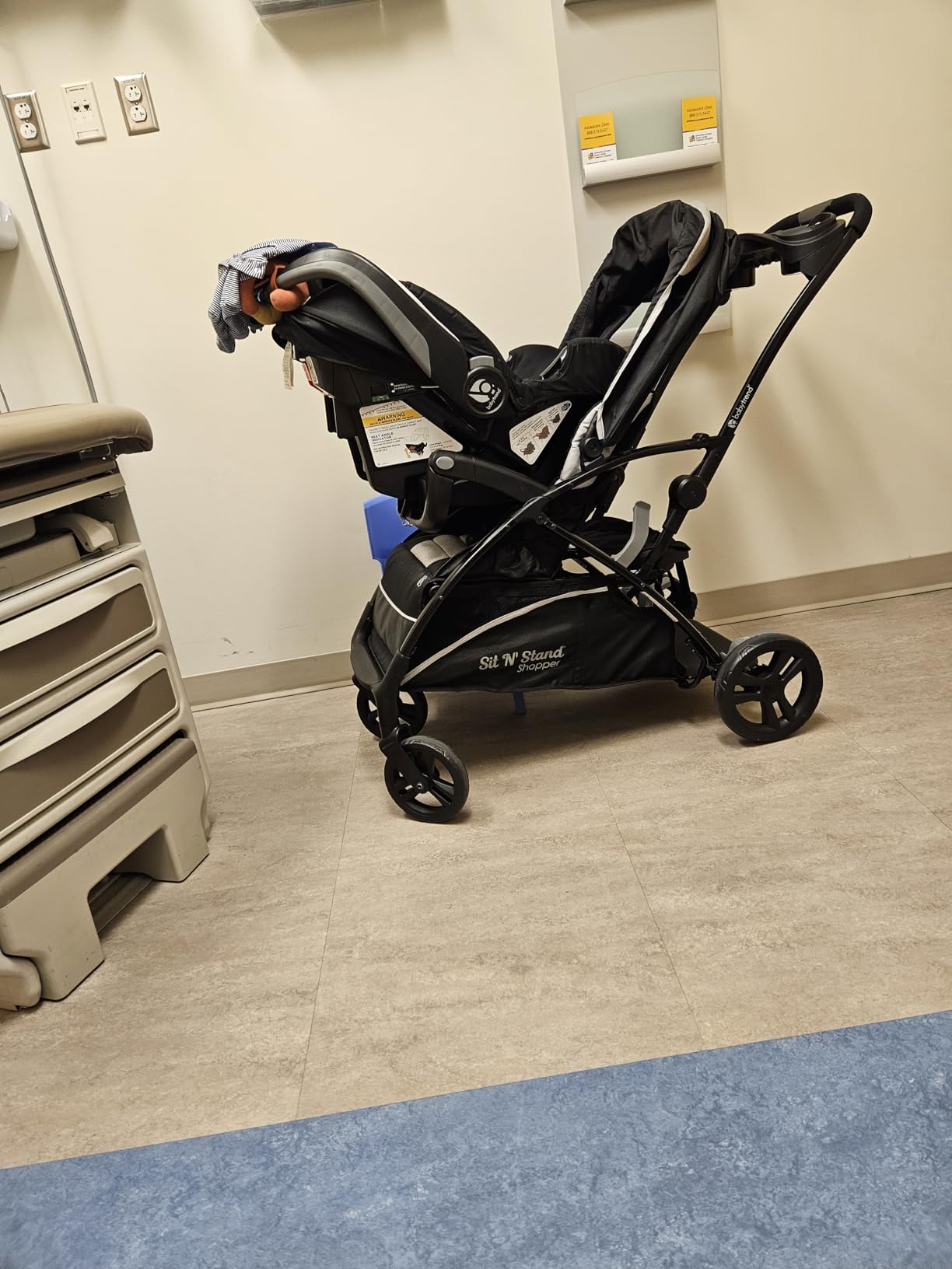 Baby Trend Sit N’ Stand 5-in-1 Shopper Travel System, Moondust customer photo 2