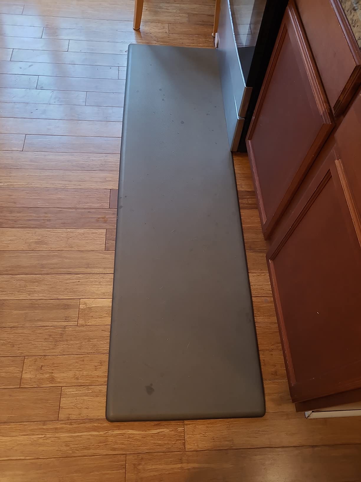 DEXI Anti Fatigue Kitchen Floor Mat Cushioned Standing Runner 48x20, Brown customer photo 2