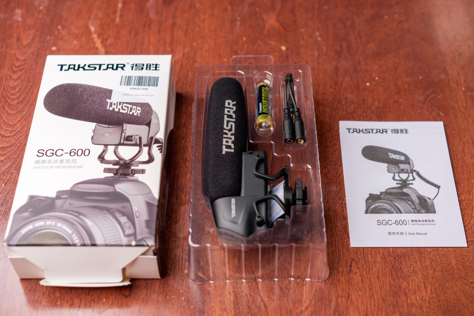 SGC-600 Universal Shotgun Mic for Camera & Phone, 3.5mm with Shock Mount customer photo 2