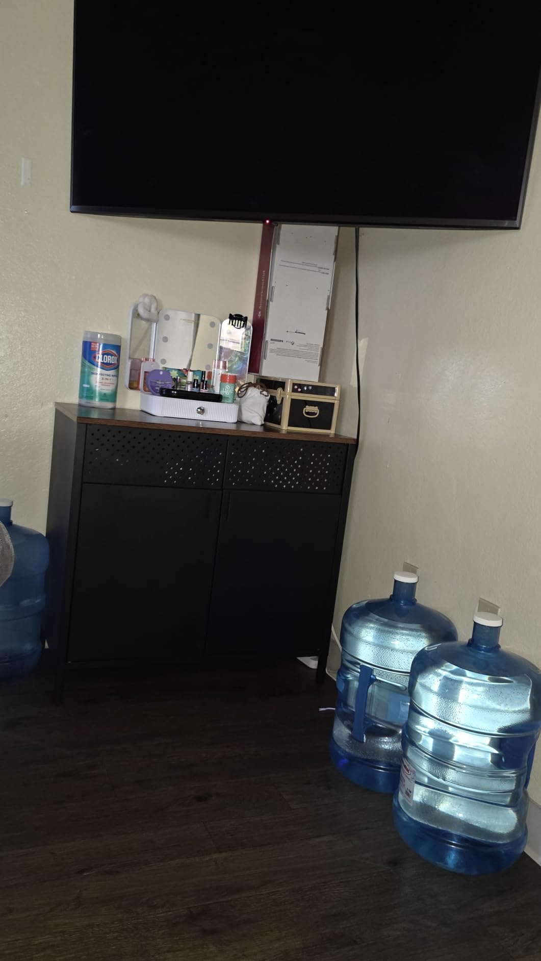 SONGMICS Storage Cabinet, Sideboard with Adjustable Shelves customer photo 2