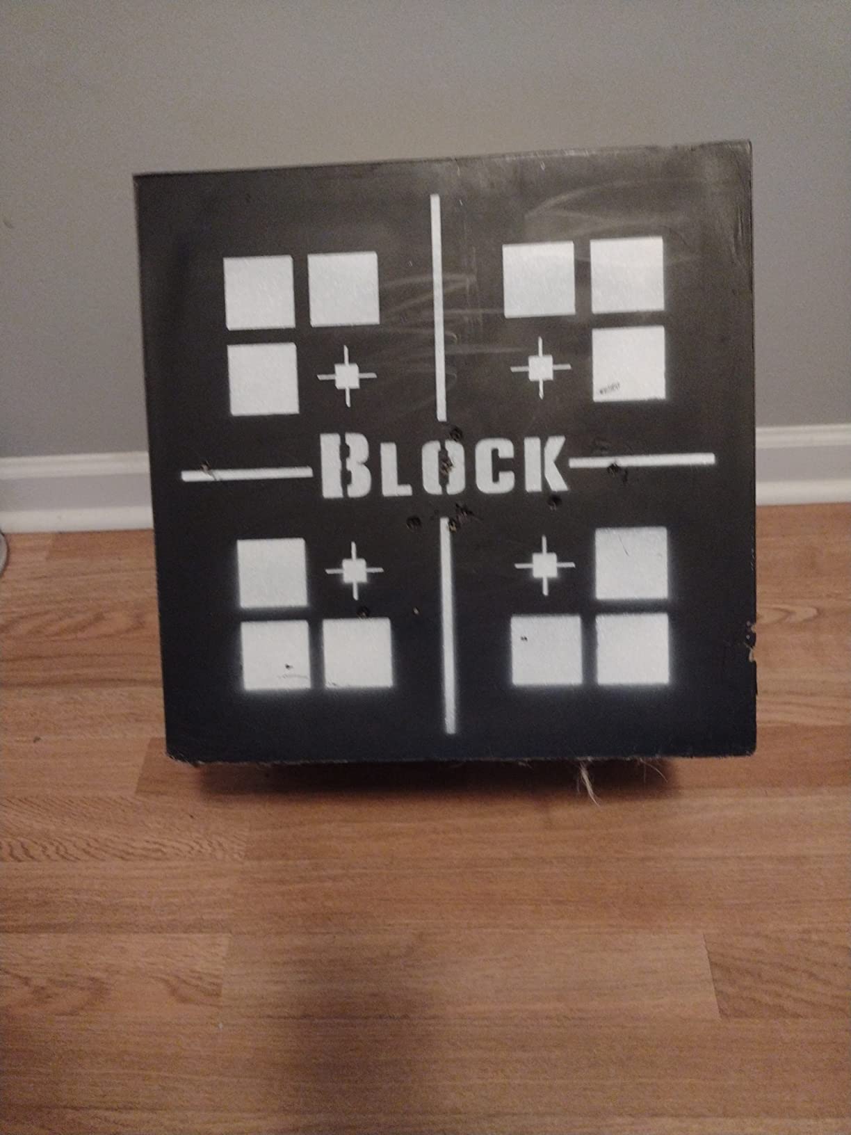 BLOCK Infinity Crossbow 6-Sided Foam Archery Target, 16” x 16” x 16”, 520 FPS PolyFusion High-Density Layered Foam Stops All Field Points and Broadheads, Easy to Remove Arrows, Durable Carrying Handle customer photo 1