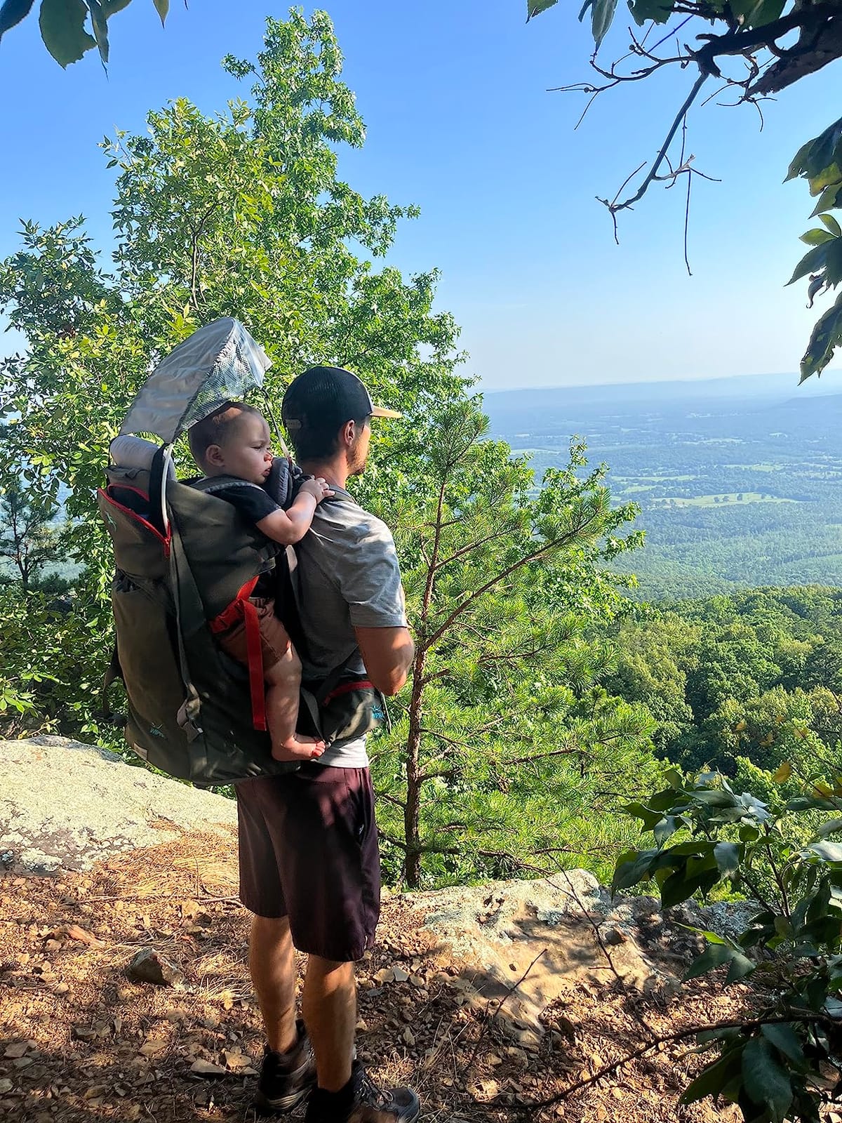 WIPHA Toddler Hiking Carrier, Baby Backpack with Sun Canopy & Storage customer photo 1