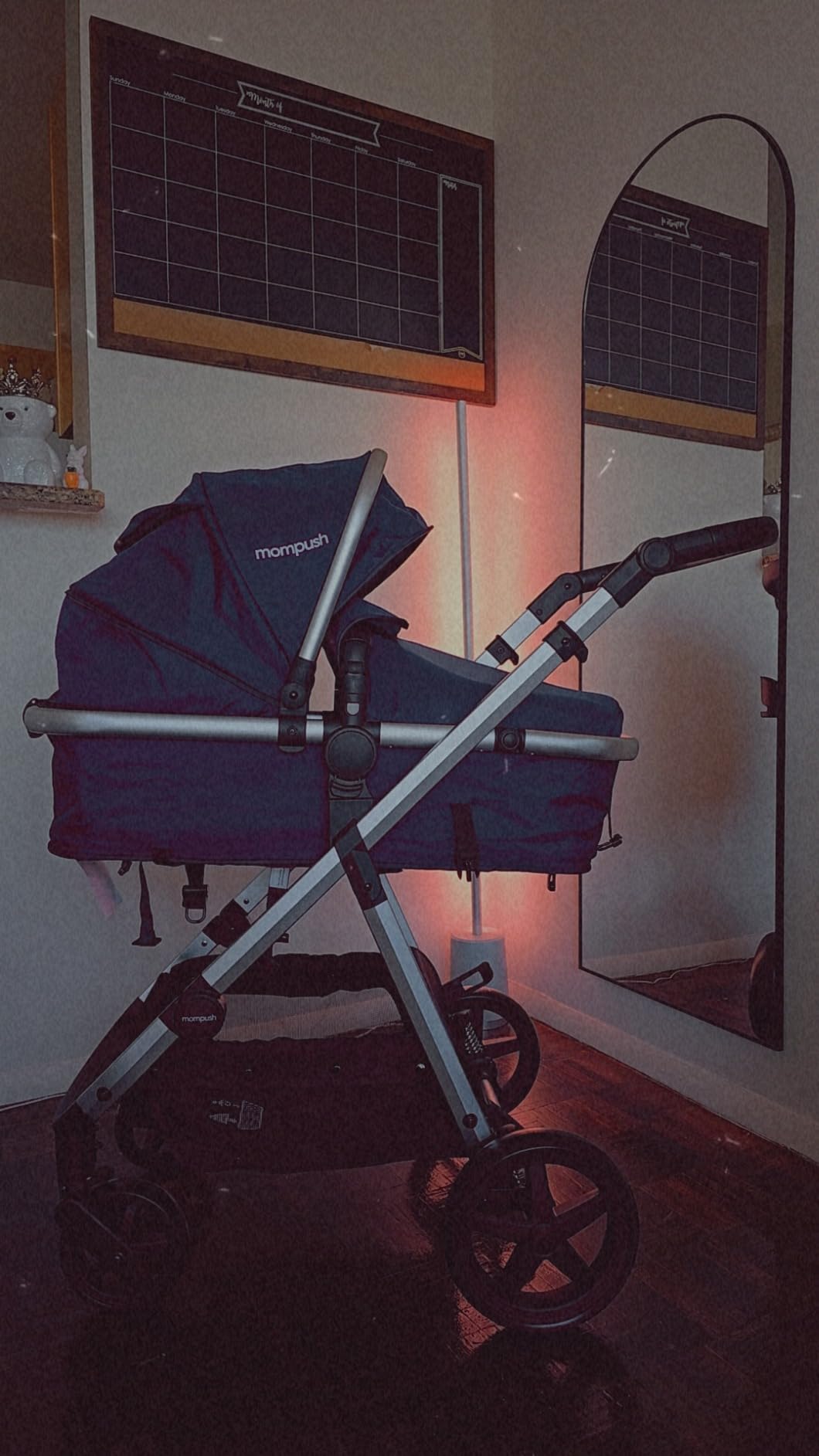 Mompush Meteor2 Baby Stroller Bassinet Stroller, Car Seat Adapter Included customer photo 1