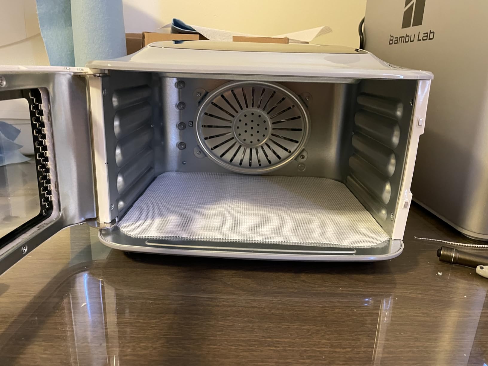 Compact Food Dehydrator, 4 Stainless Steel Trays Fresh Dryer Machine for Jerky Herbs Fruit Veggies Snacks, with Digital Timer | 190F Temperature Control, Great Size for Small Family customer photo 2