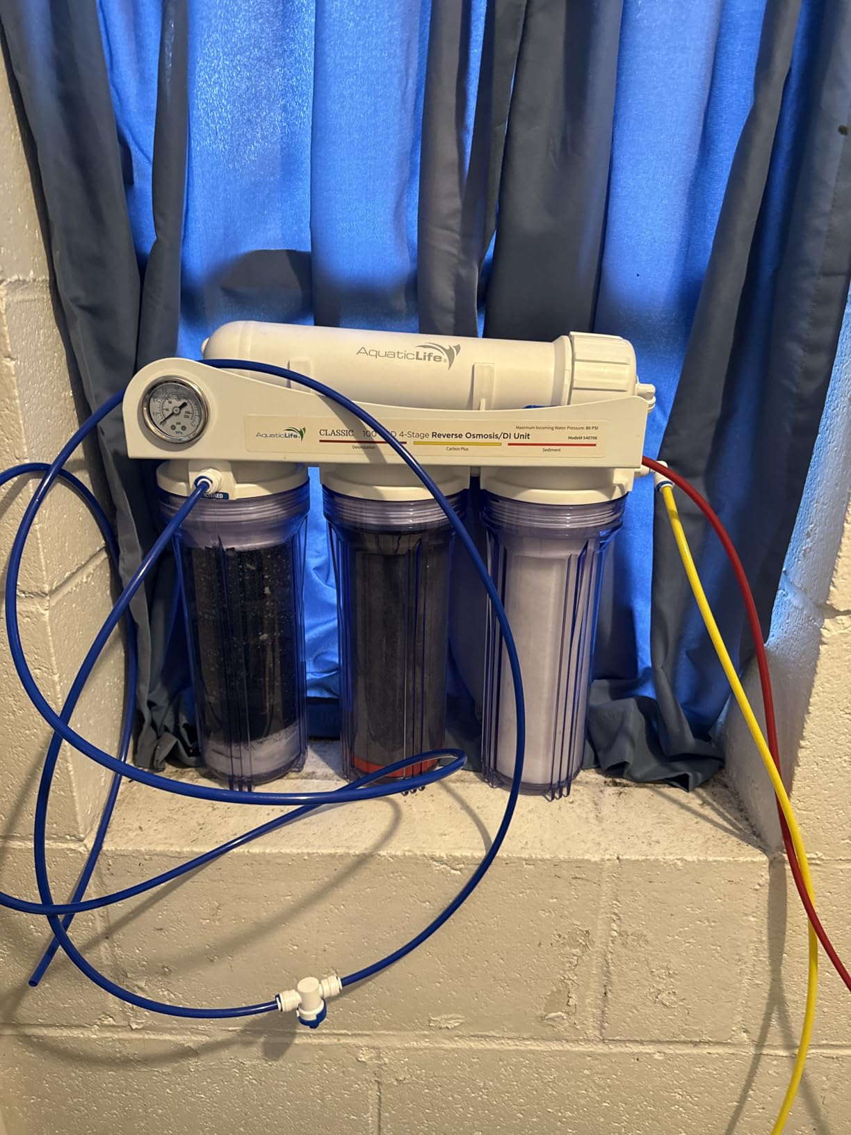 AquaticLife 4-Stage RO/DI Filter with Carbon Plus, 100 GPD customer photo 1