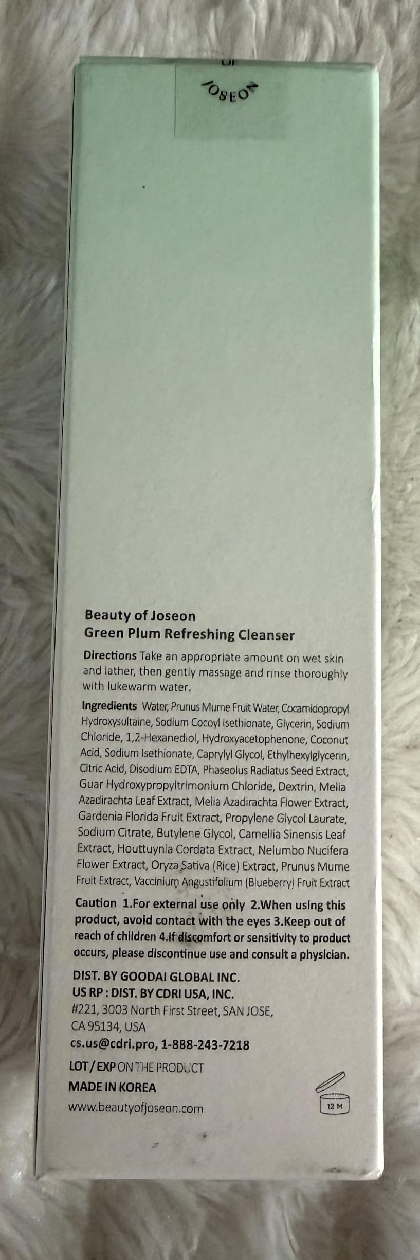 Beauty of Joseon Green Plum Cleanser customer photo 2