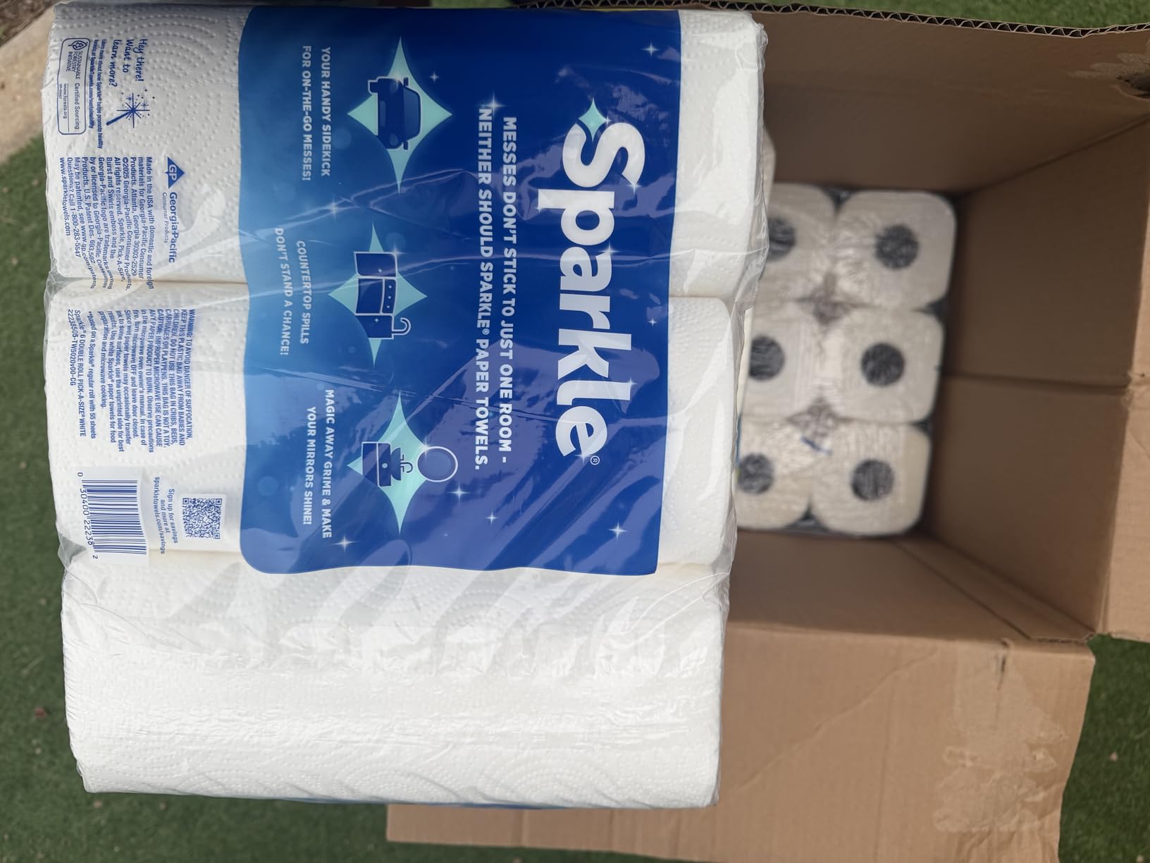 Sparkle Pick-A-Size Kitchen Paper Towels, 6 Double Rolls, 660 Sheets customer photo 1
