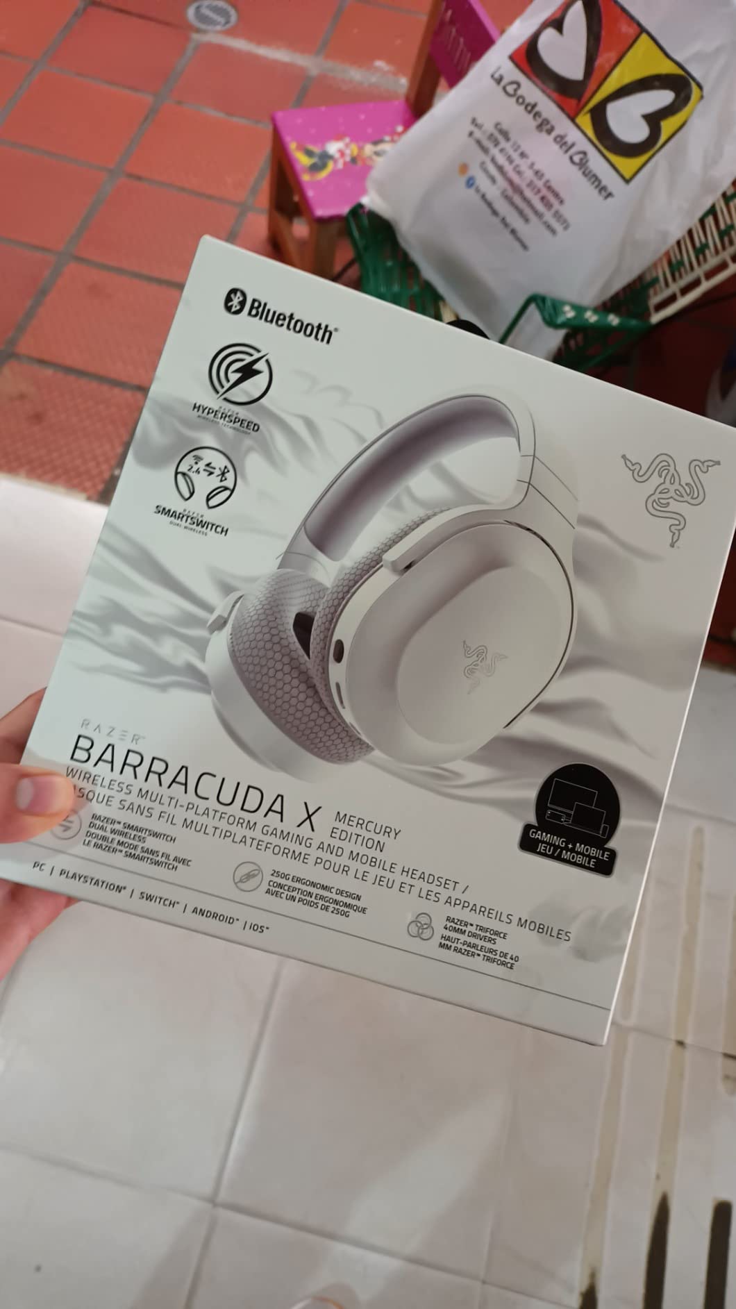 Razer Barracuda X Wireless Gaming & Mobile Headset, Black customer photo 2