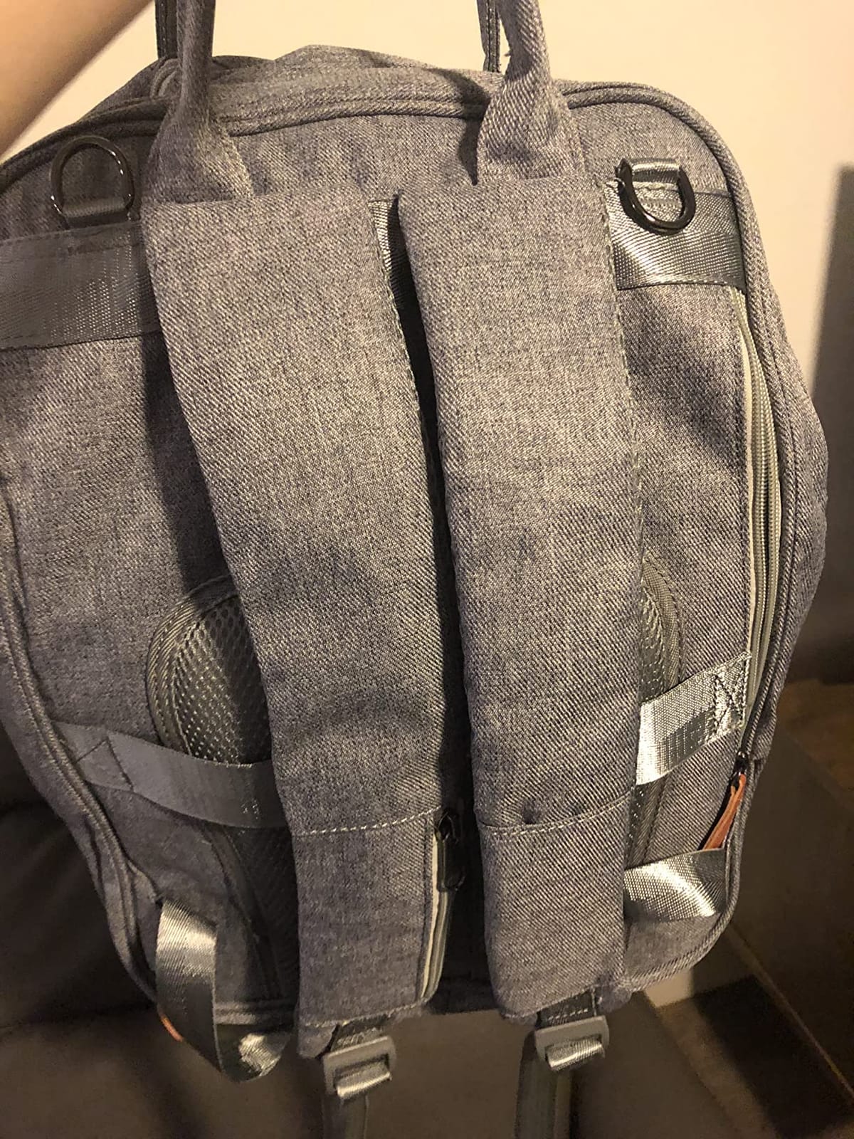 Qualyphant Extra Large Diaper Bag Backpack for 2 Kids Expandable 26-36L customer photo 2