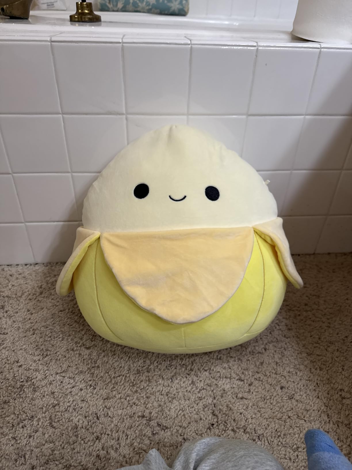 Squishmallows 14-Inch Junie Yellow Banana - Large Ultrasoft Official Kelly Toy Plush customer photo 2