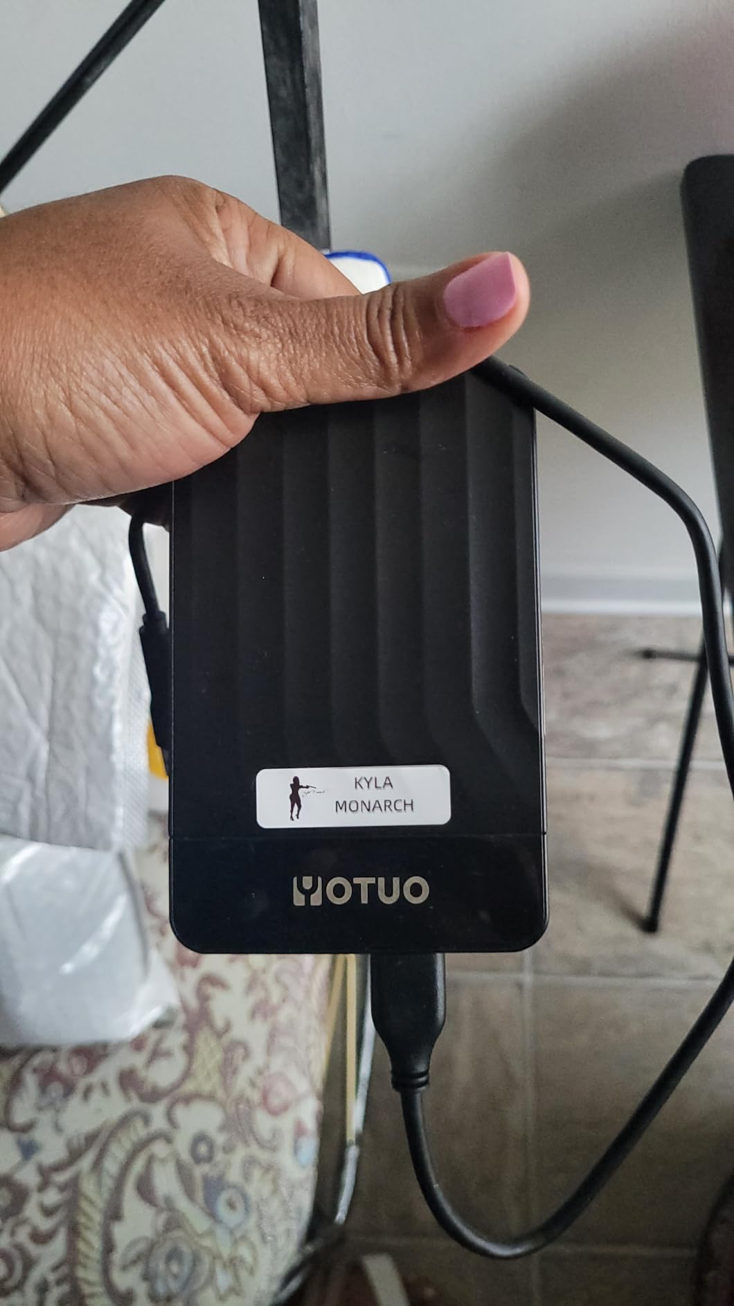 YOTUO 1TB External Hard Drive, Portable Storage Expansion HDD, USB 3.0 & USB-C for PC, Mac, Desktop, Laptop, Smartphone, PS4, Xbox One, Xbox 360, Office & Game, Black customer photo 2