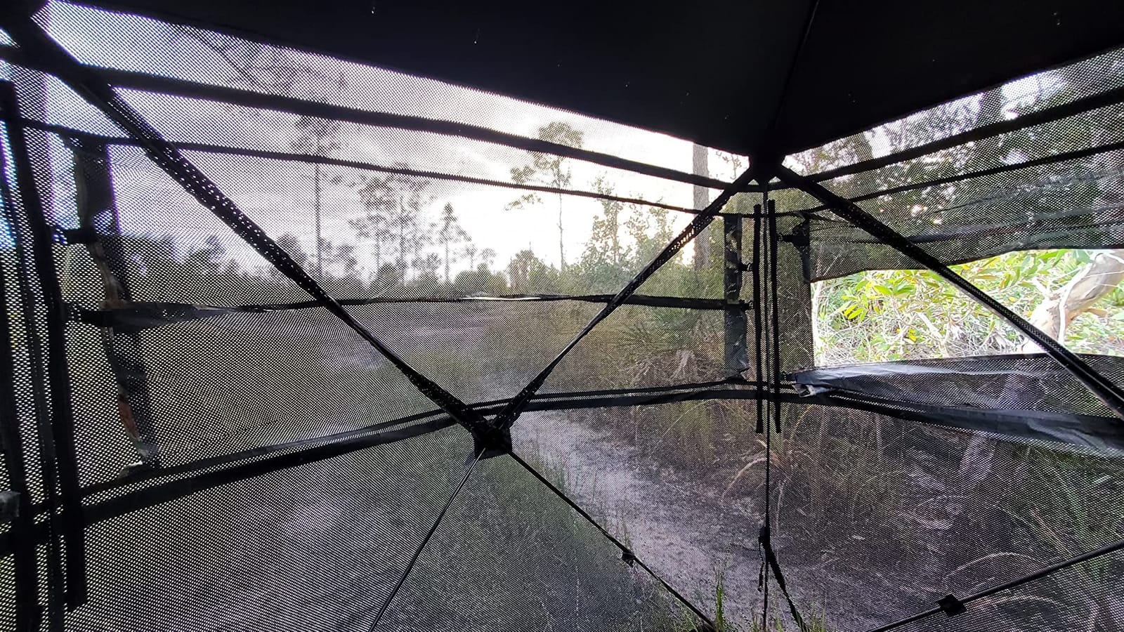 Lenotos Hunting Blind 270° See Through, Low-Noise 2-3 Person Pop Up Deer Blind, Portable Durable Ground Blind for Deer & Turkey Hunting customer photo 1