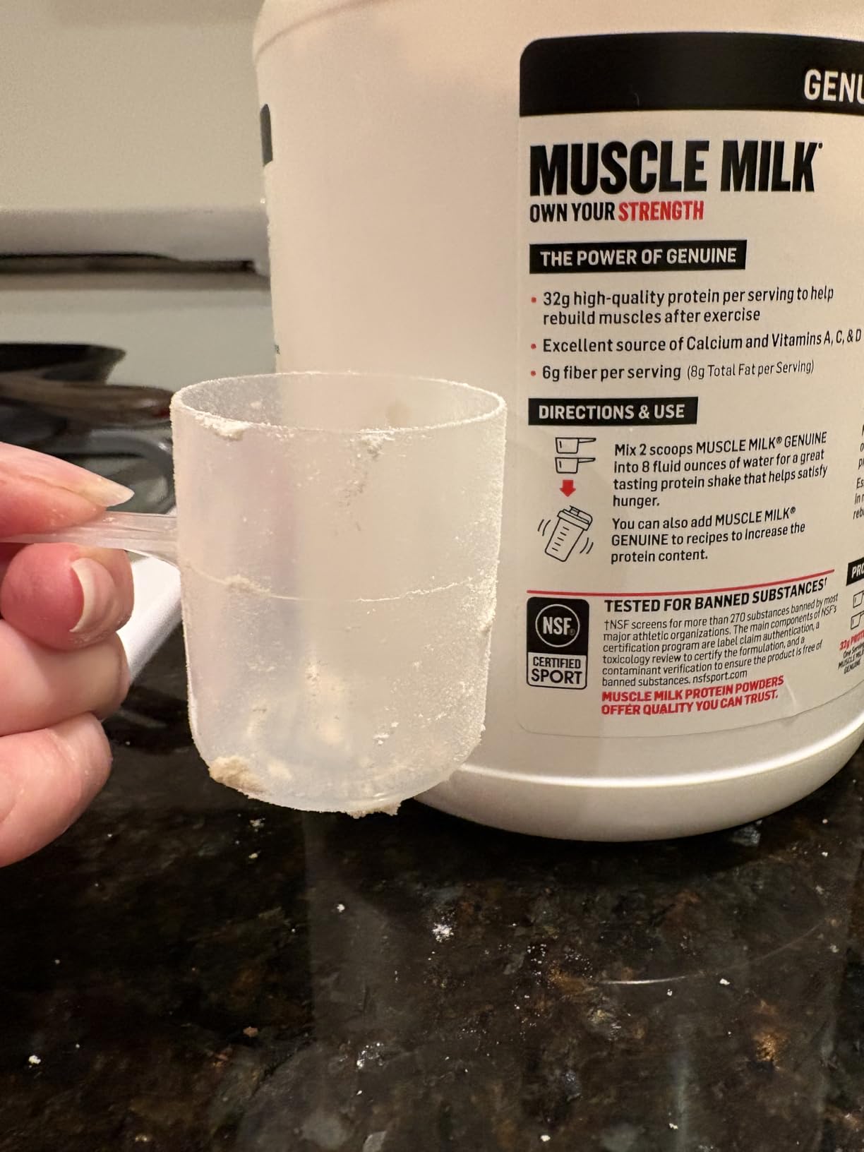 Muscle Milk Genuine customer photo 1